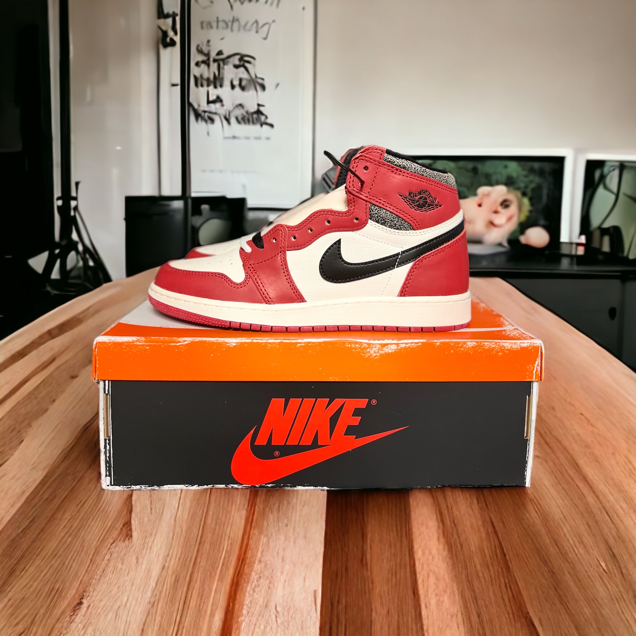 Jordan 1 Retro High OG Chicago 2022, (GS) Jordan 1 Retro High OG Chicago 2022 착용 스타일