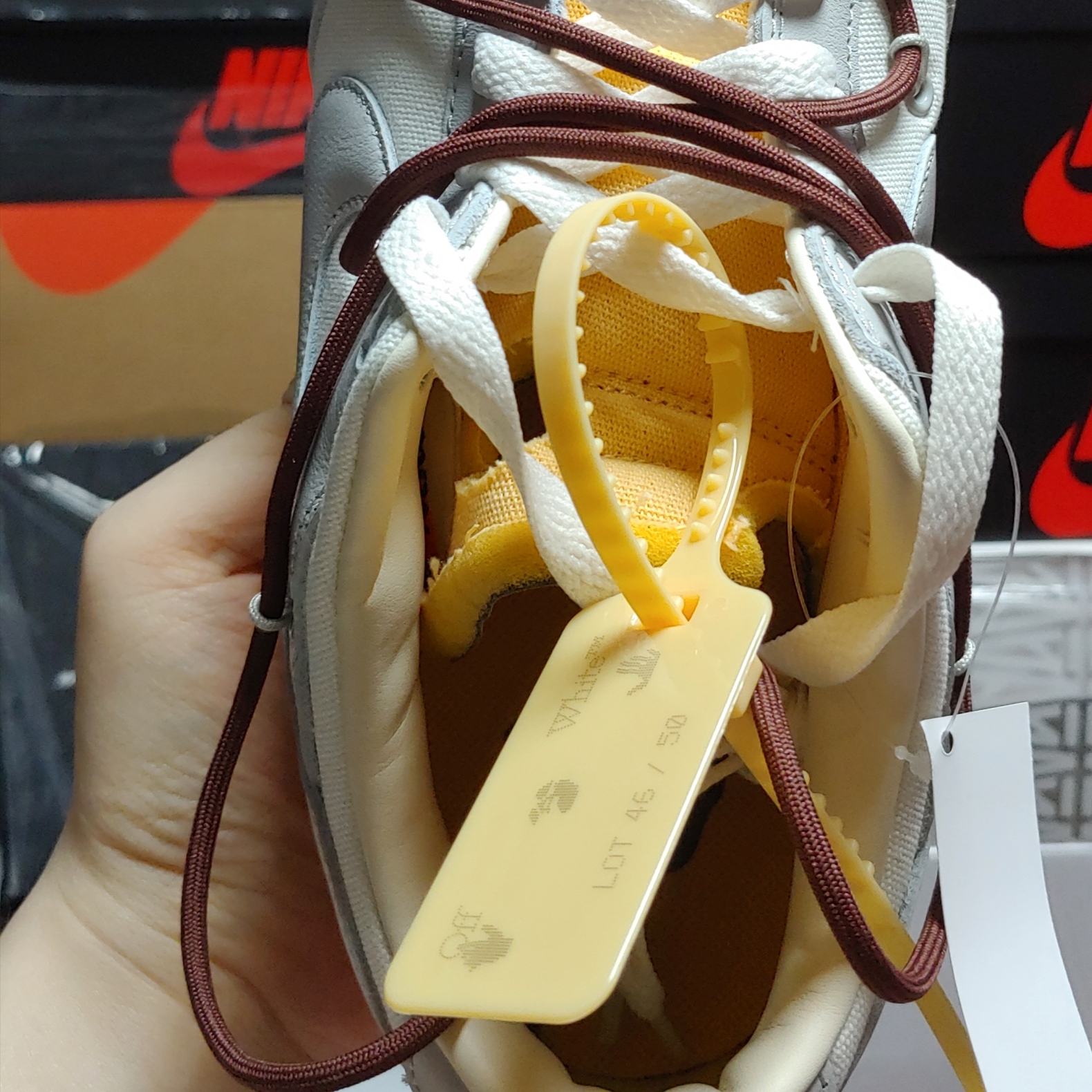 Nike x Off-White Dunk Low The 50 - Lot 46 착용 스타일 - 4