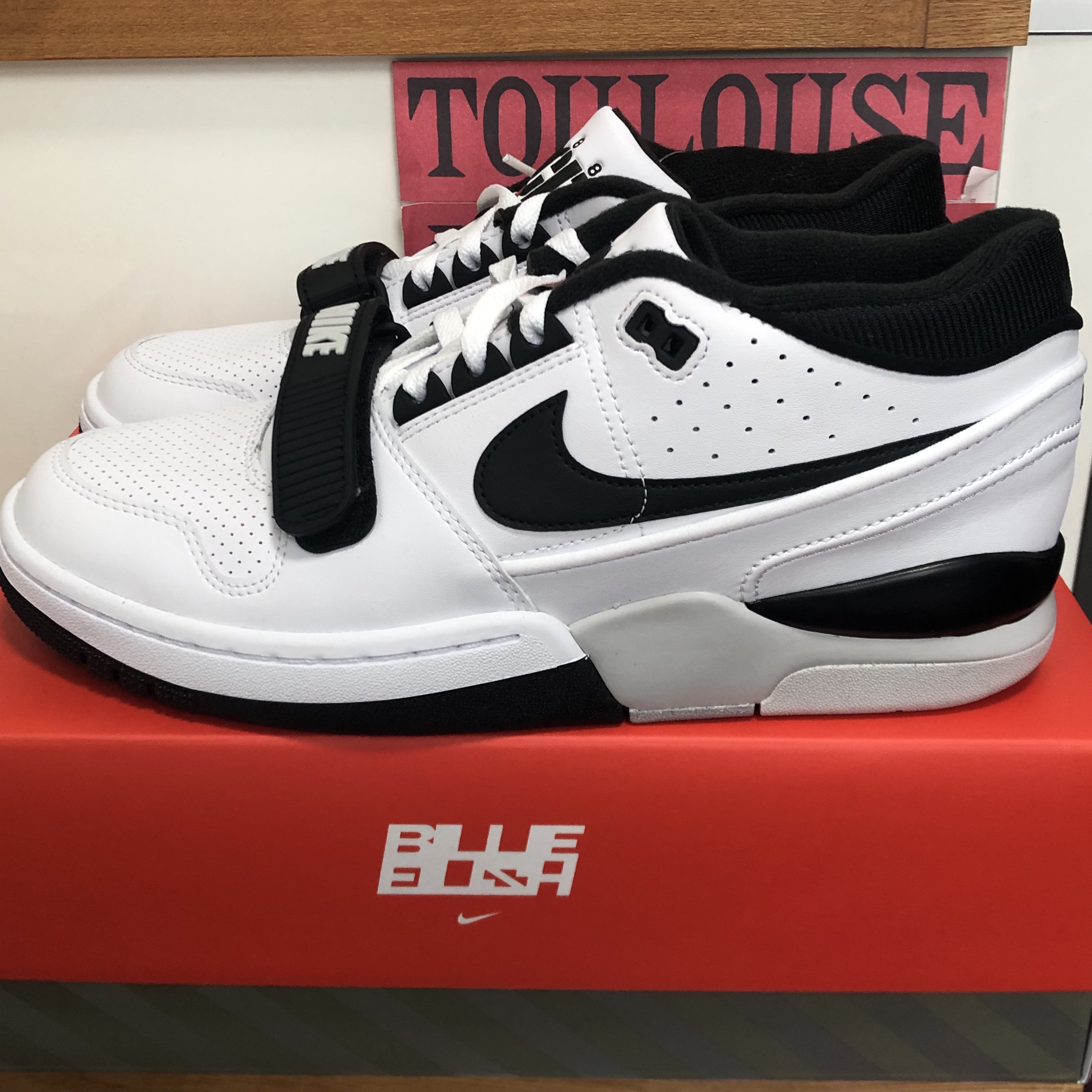 Nike x Billie Eilish Air Alpha Force 88 Black and White 착용 스타일