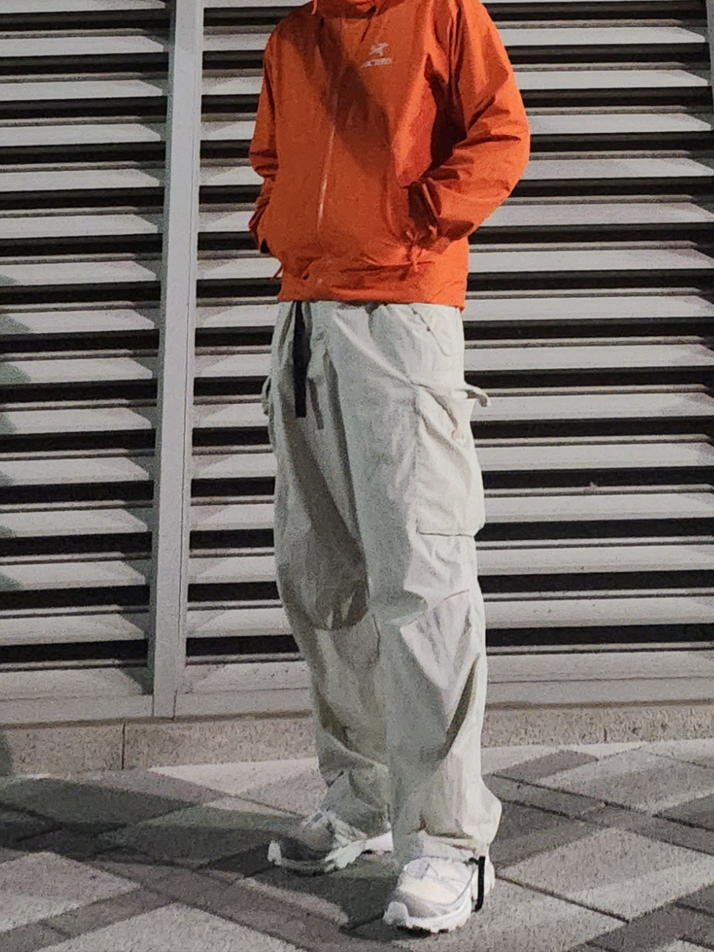 Salomon XT-6 Expanse Vanilla Ice White, Arc'teryx Beta LT Jacket Phenom 착용 스타일