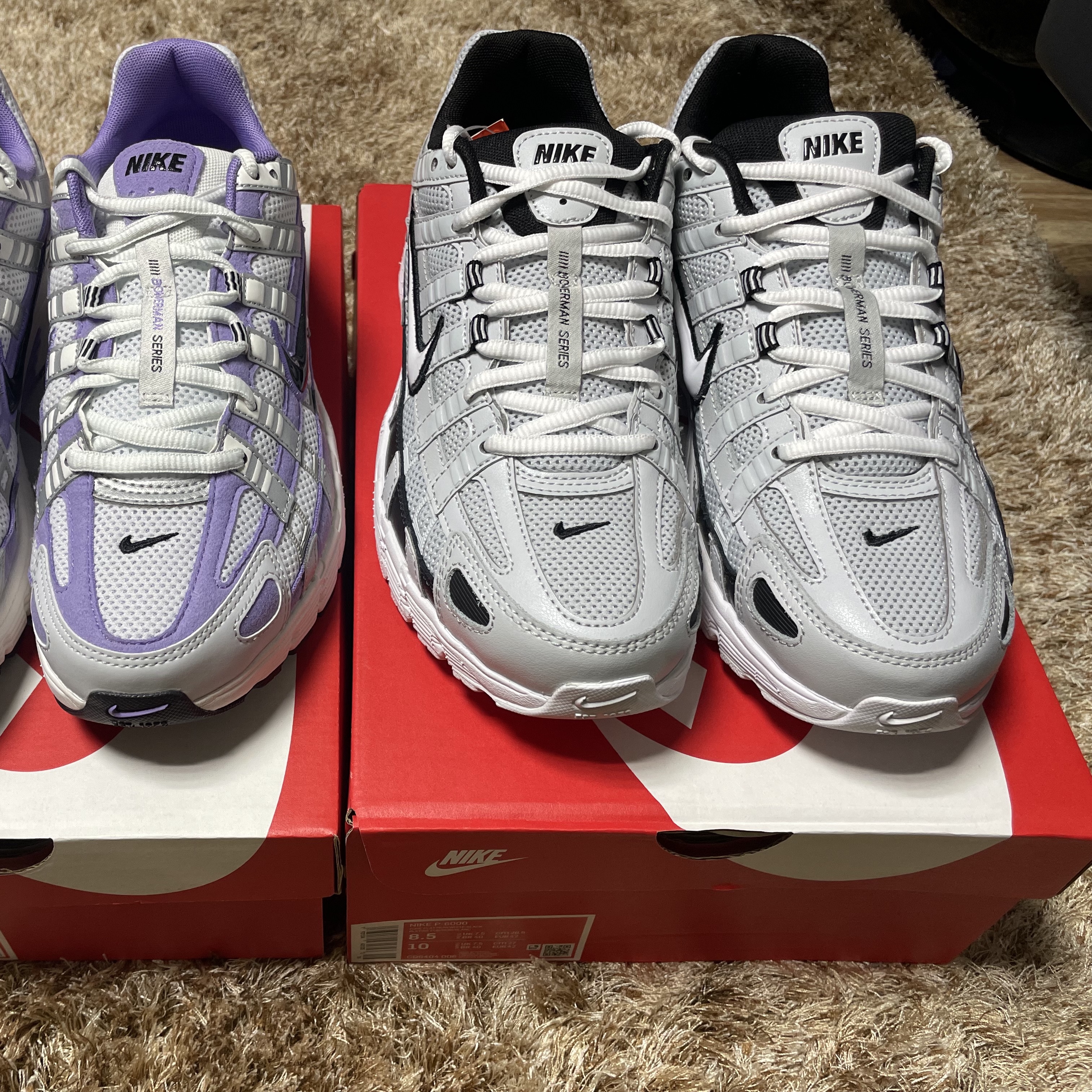 Nike P-6000 Pure Platinum 착용 스타일