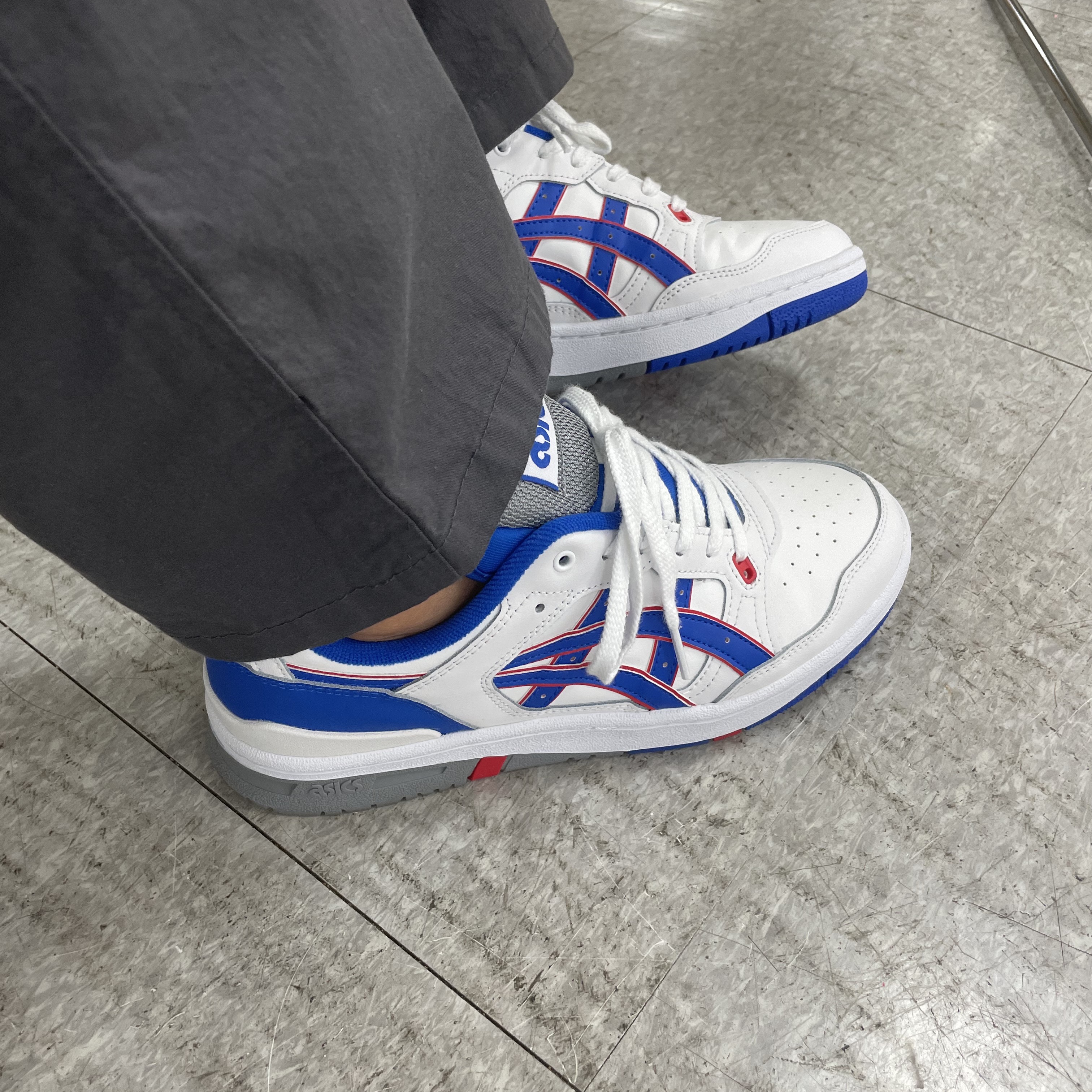 Asics EX89 White Illusion Blue 착용 스타일 - 2