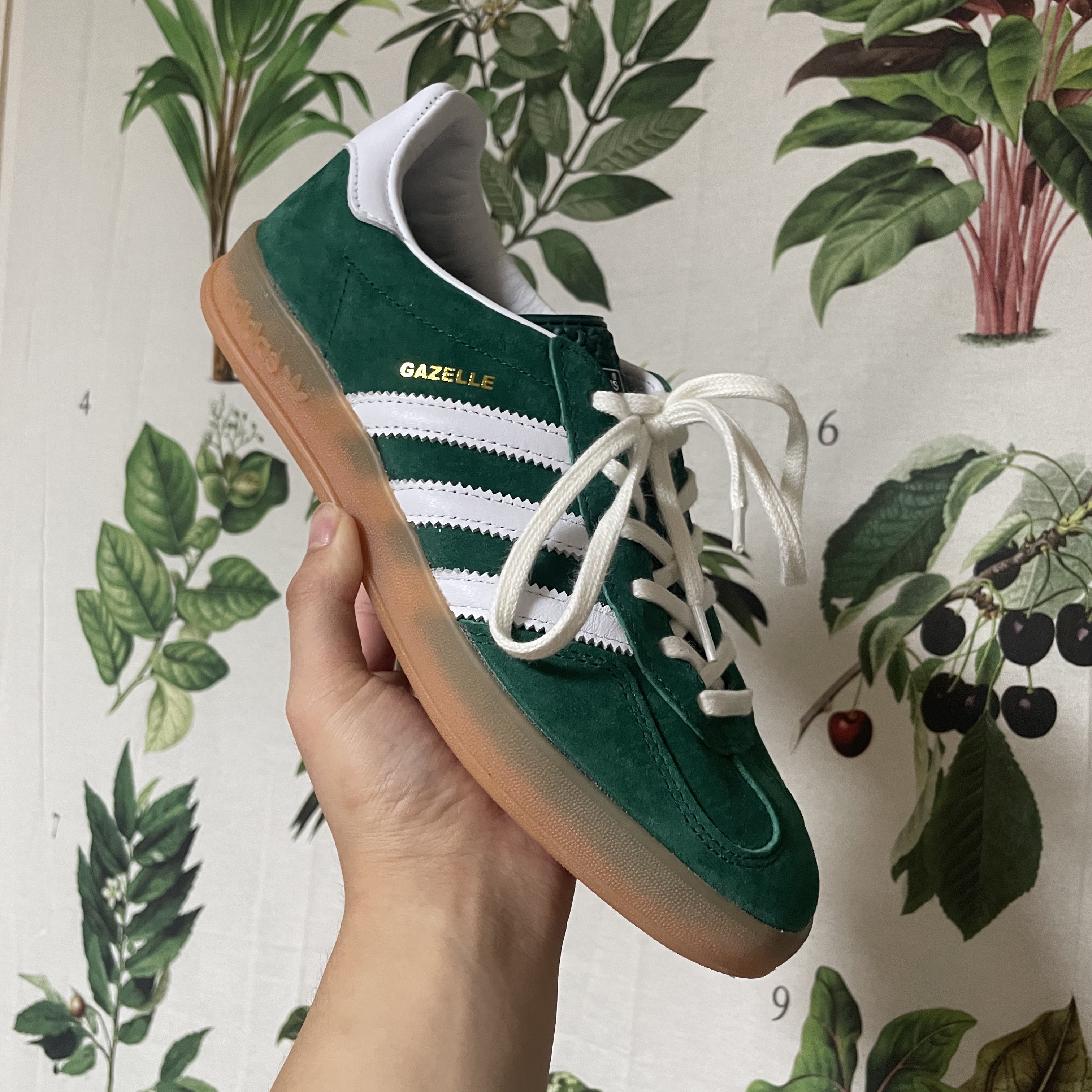 Adidas Gazelle Indoor Collegiate Green 착용 스타일 - 2