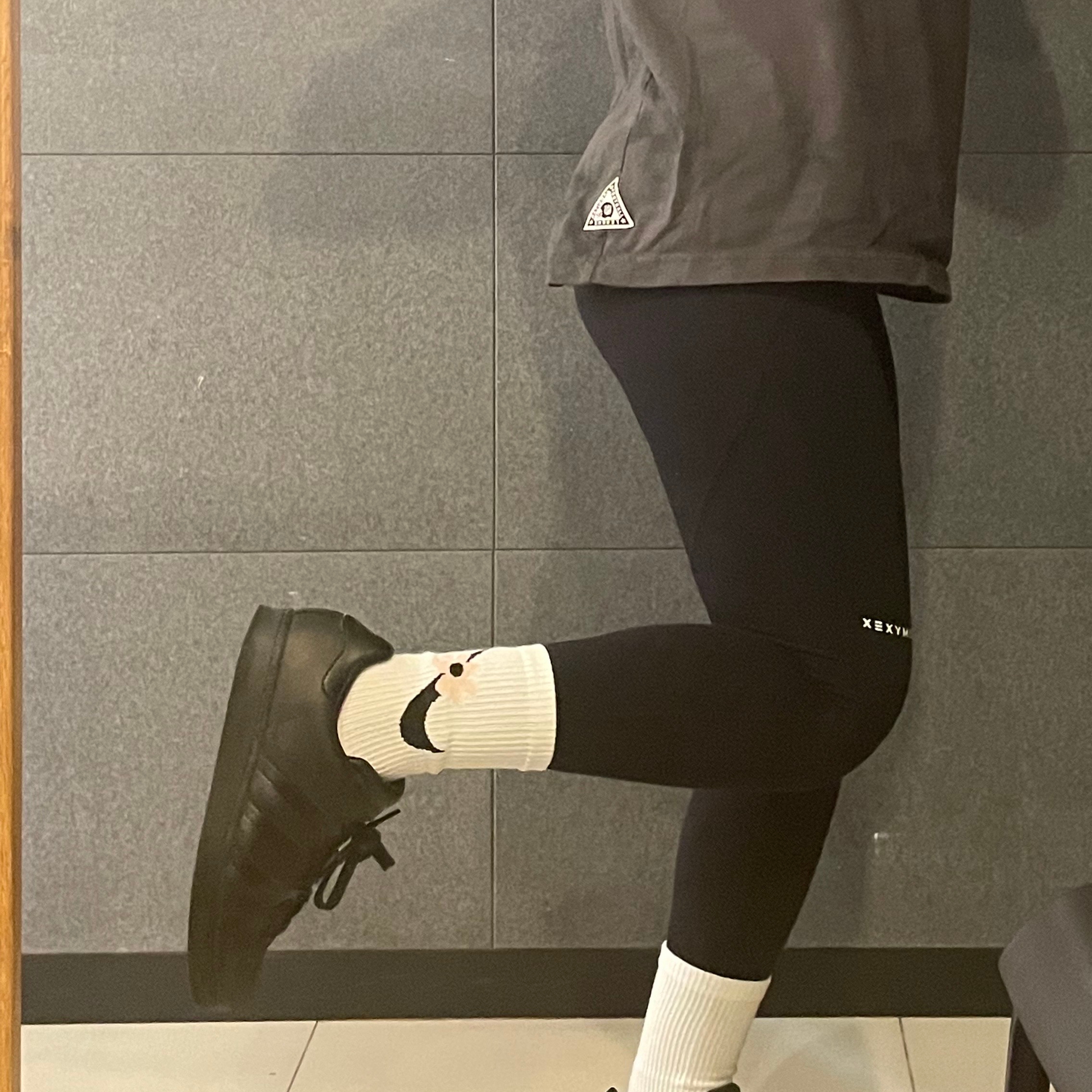 (Kids) Nike Everyday Plus Socks Pink White (6 Pack/Korean Ver.) 착용 스타일