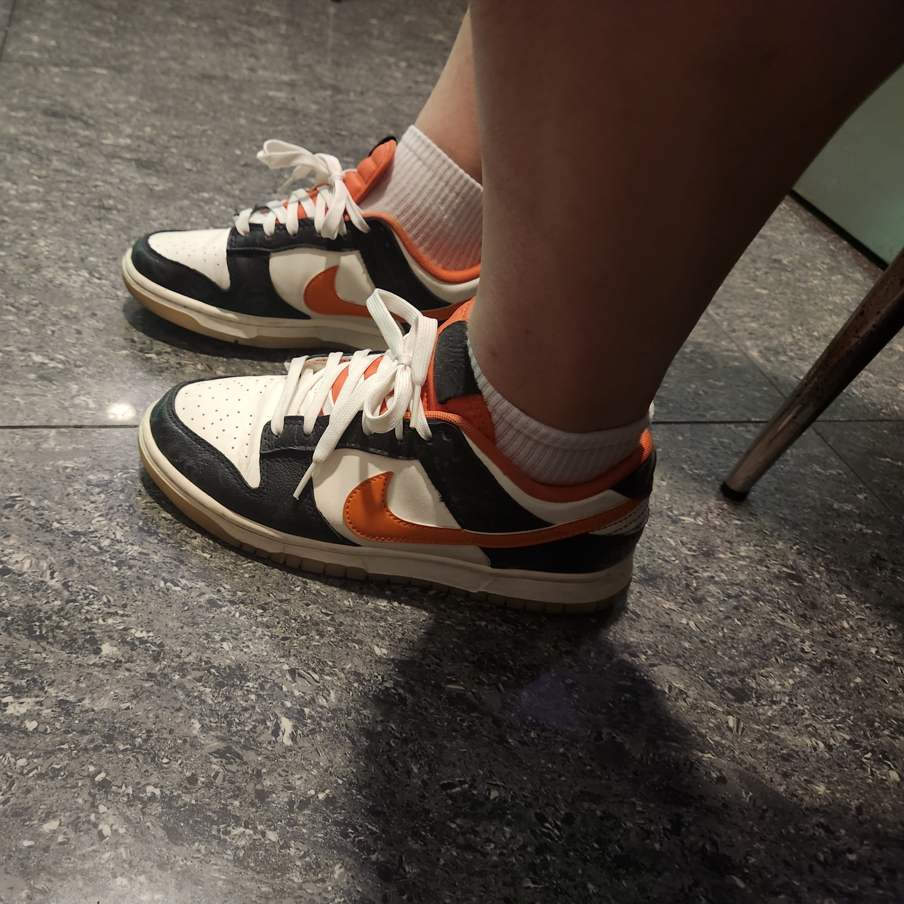 Nike Dunk Low Retro PRM Halloween, (GS) Nike Dunk Low PRM Halloween 착용 스타일