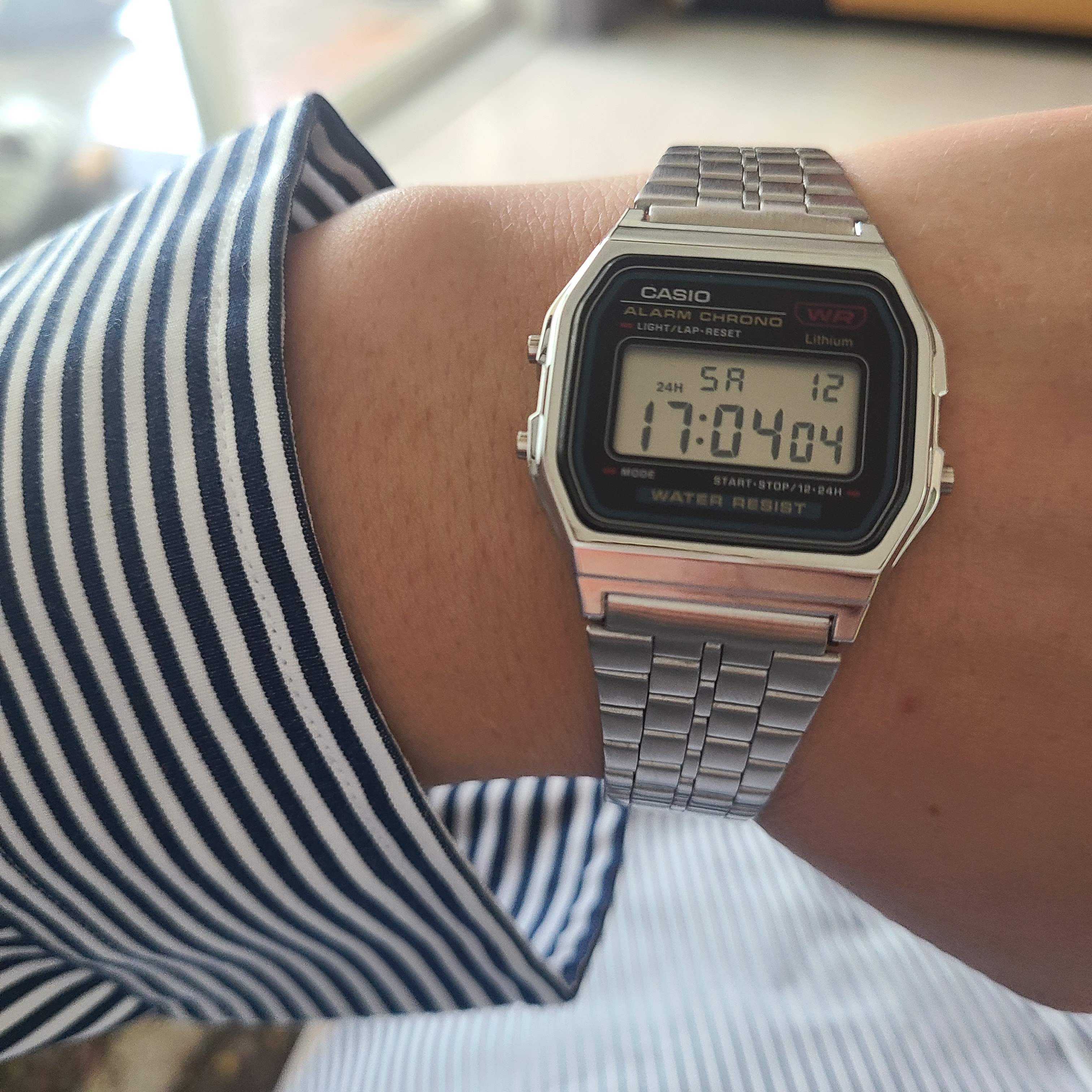 Casio A-159WA-N1 착용 스타일