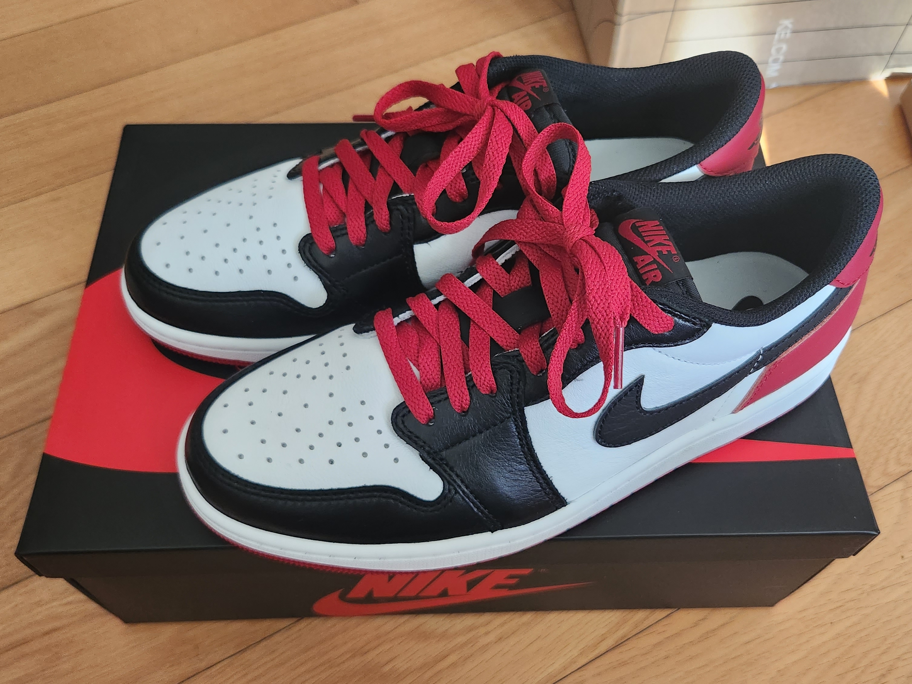 Jordan 1 Retro Low OG Black Toe 착용 스타일