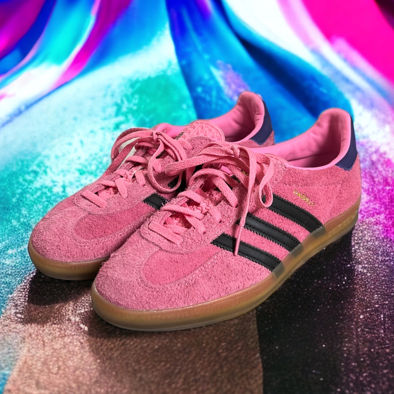 (W) Adidas Gazelle Indoor Bliss Pink 착용 스타일