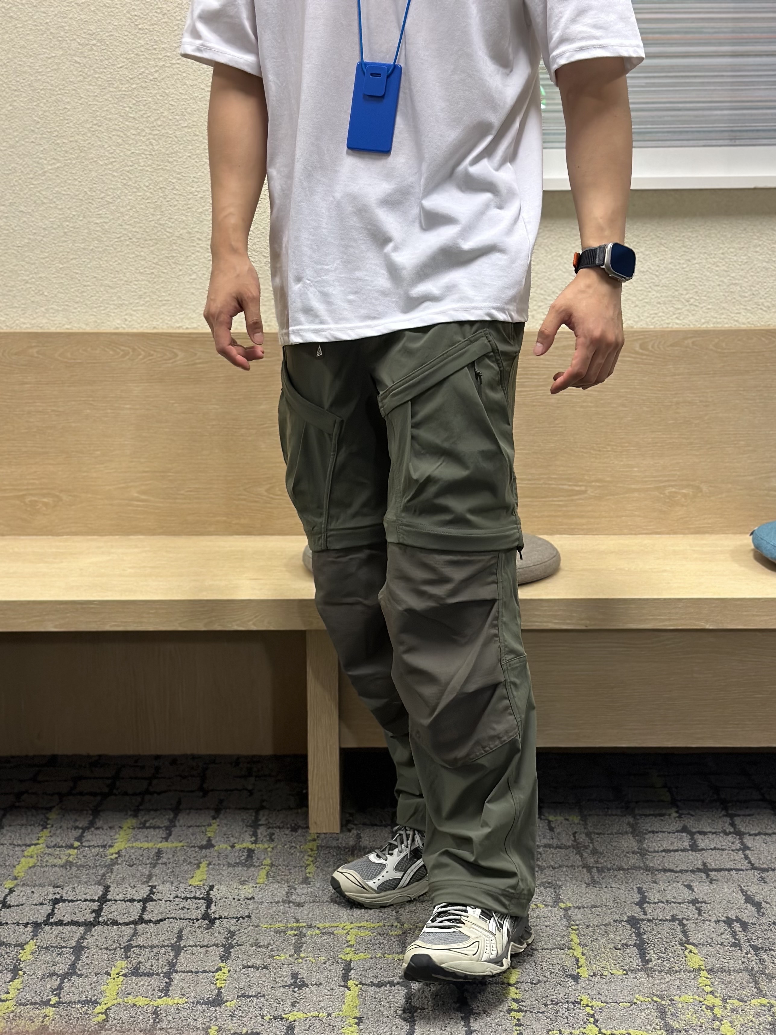 Nike ACG Smith Summit Cargo Pants Cargo Khaki - US/EU, Asics UB1-S Gel-Kayano 14 Piedmont Grey 착용 스타일