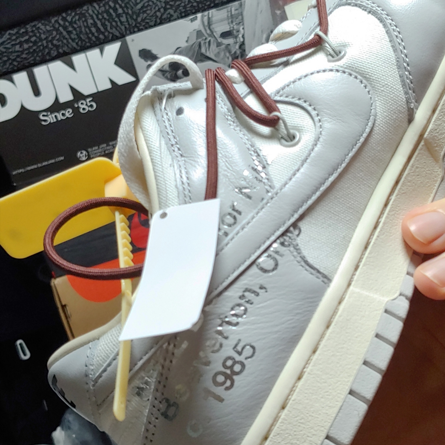 Nike x Off-White Dunk Low The 50 - Lot 46 착용 스타일 - 2