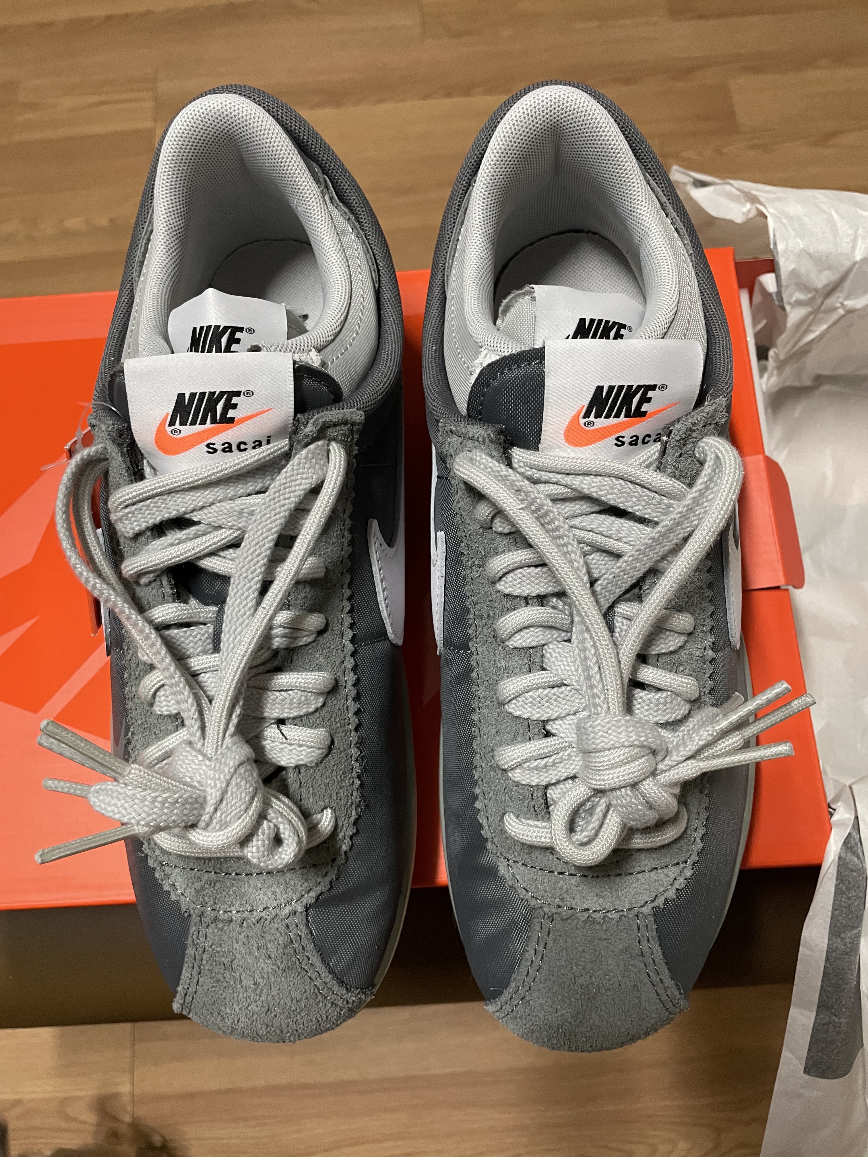 Nike x Sacai Zoom Cortez SP Iron Grey 착용 스타일
