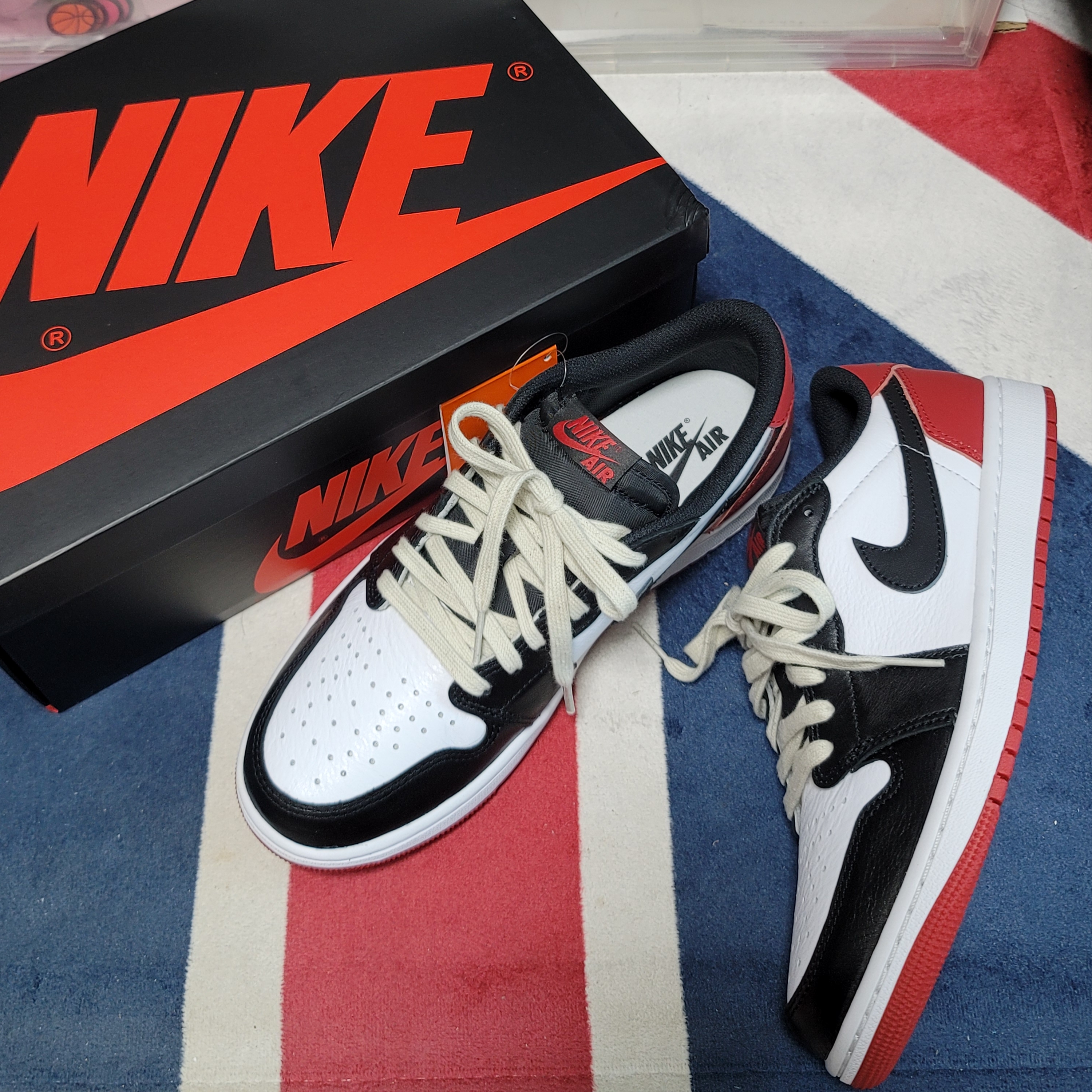 Jordan 1 Retro Low OG Black Toe 착용 스타일