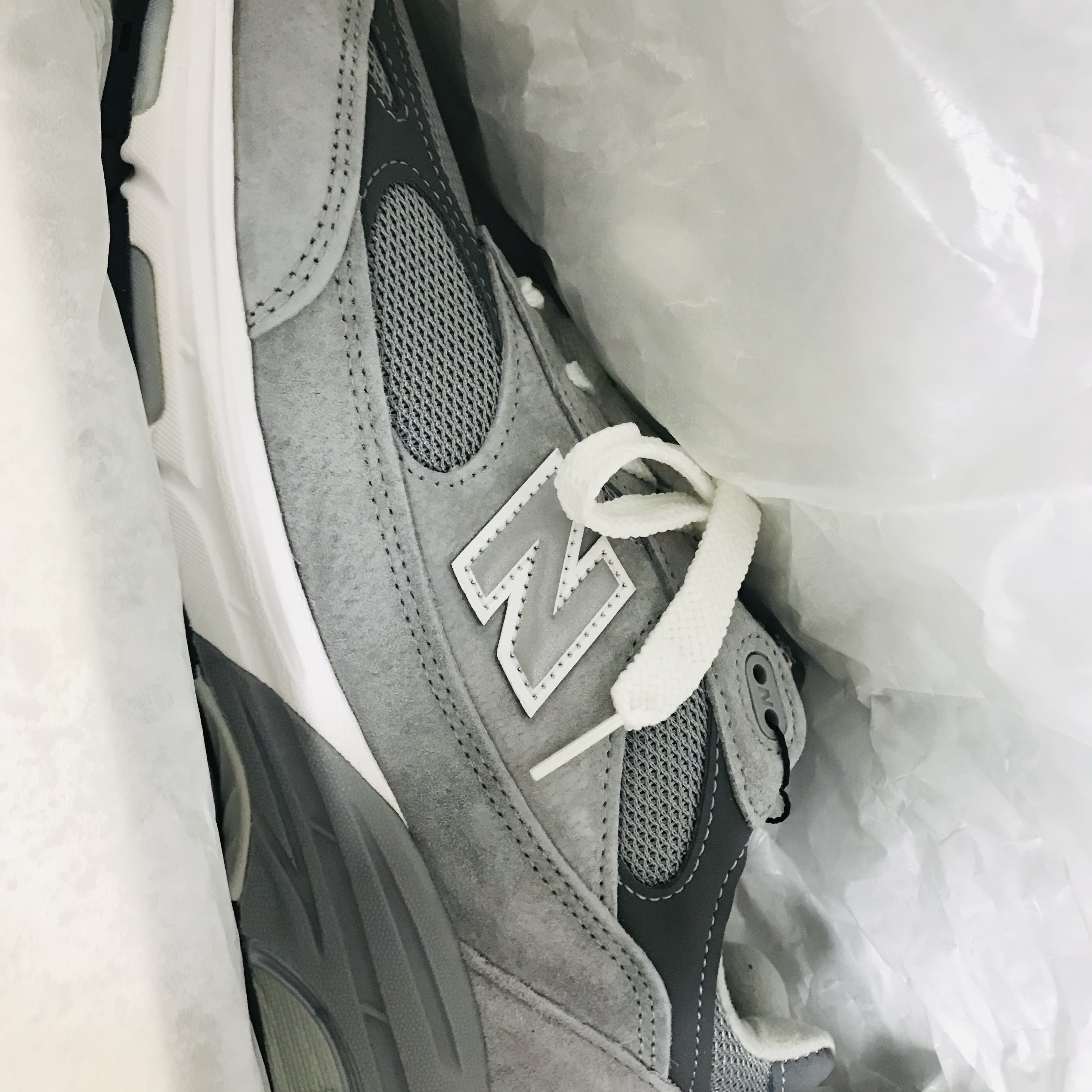 New Balance 993 Made in USA Grey - D Standard 착용 스타일