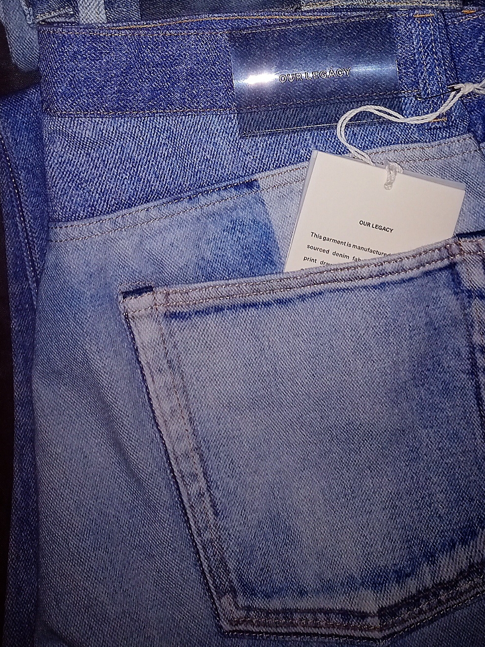 Our Legacy Third Cut Digital Dual Denim 착용 스타일