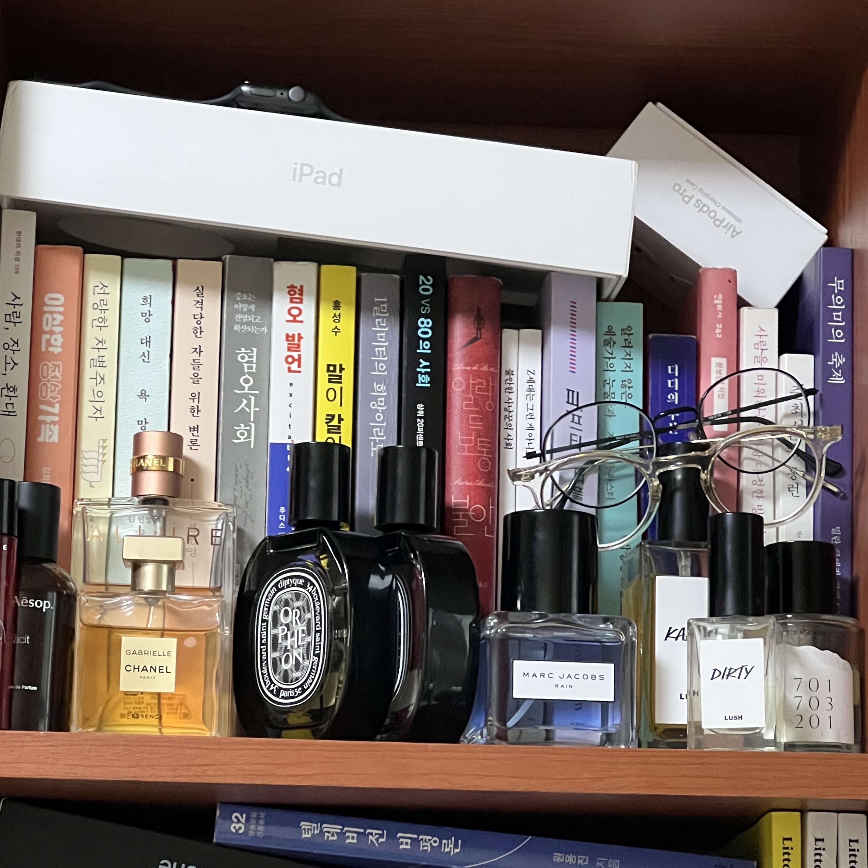 Apple AirPods Pro 2nd Gen (Korean Ver.), Diptyque Orpheon Eau De Parfum 75ml 착용 스타일