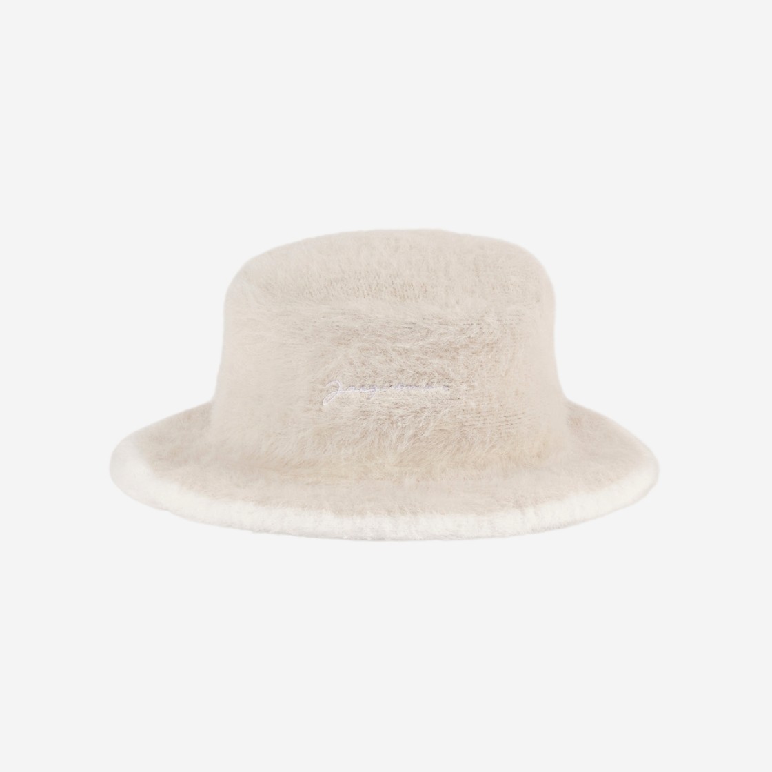 Jacquemus Le Bob Neve Fluffy Bucket Hat Off White 상세 이미지 1