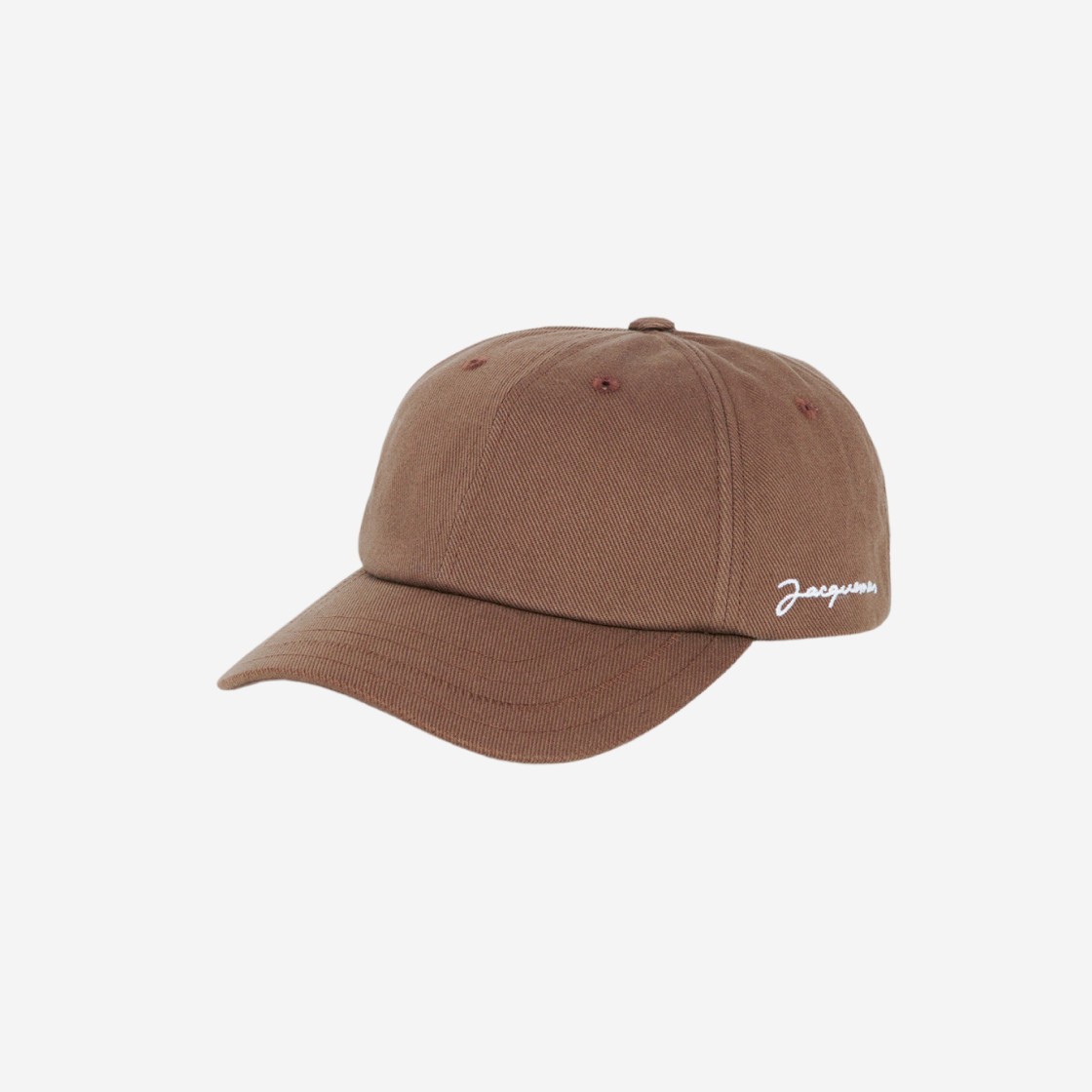 Jacquemus La Casquette Jacquemus Signature Baseball Cap Brown 상세 이미지 1