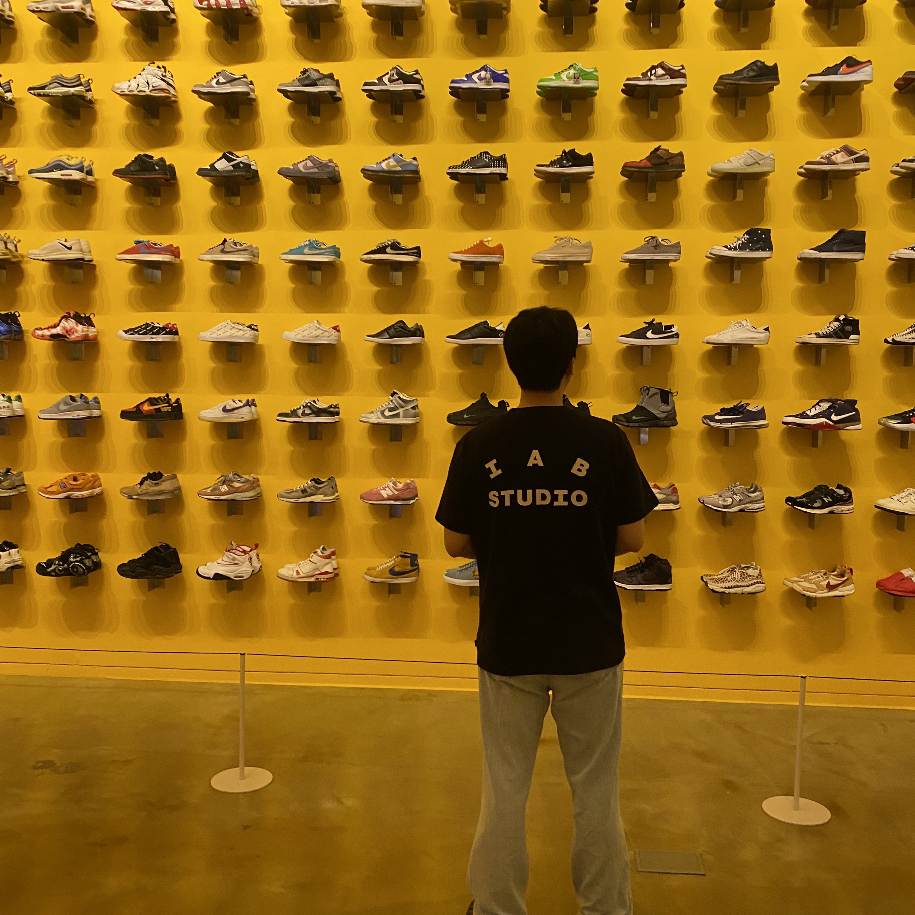 IAB Studio T-Shirt Black, (W) Asics x Matin Kim Gel-Sonoma 15-50 Black Pure Silver 착용 스타일 - 1