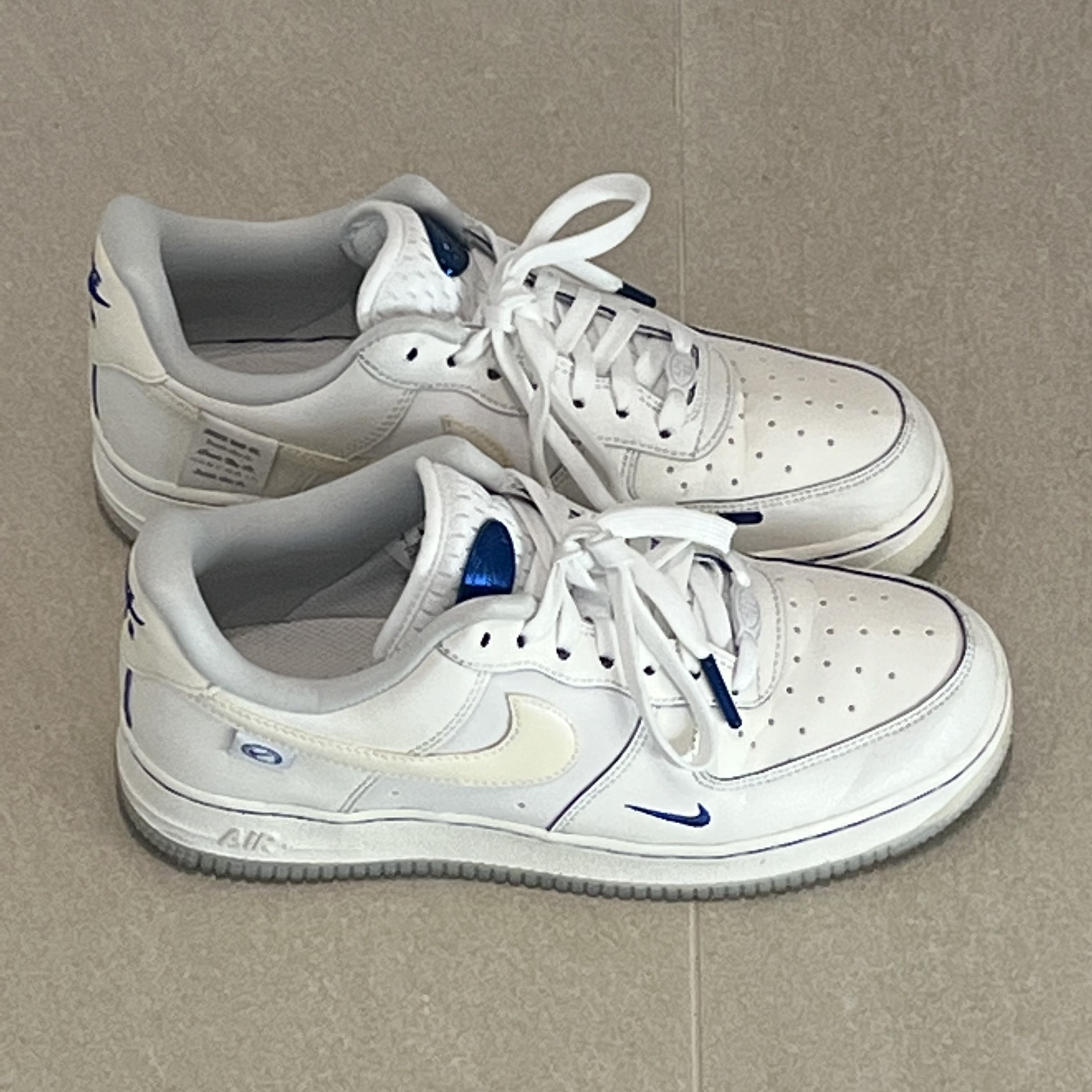 (W) Nike Air Force 1 '07 LX Game Royal Sail 착용 스타일 - 3