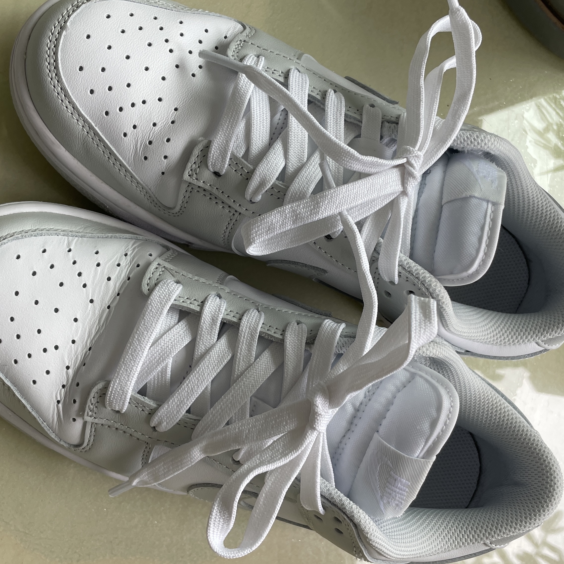 (W) Nike Dunk Low Photon Dust 착용 스타일