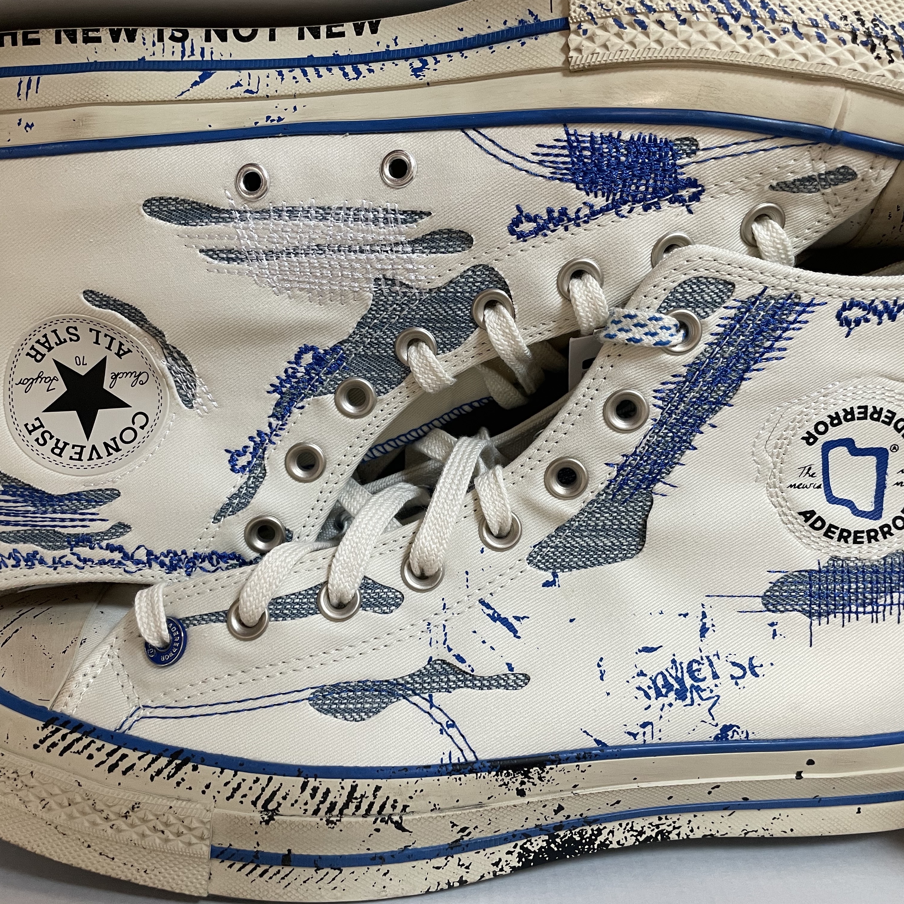 Converse x Ader Error Chuck 70 High White 착용 스타일