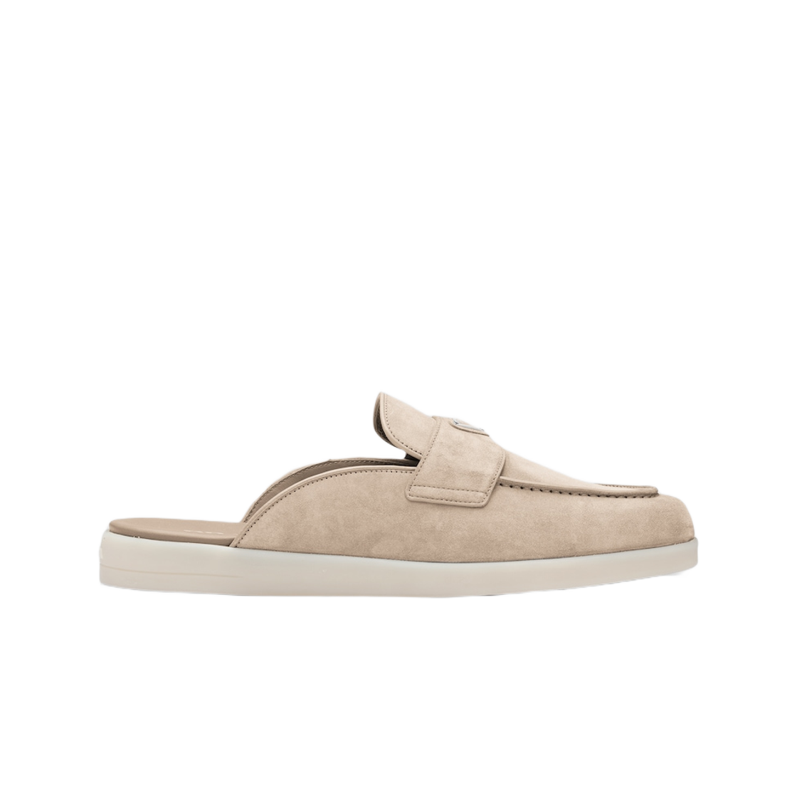 프라다 스웨이드 사보 데저트 베이지(Prada Suede Sabots Desert Beige) - 1