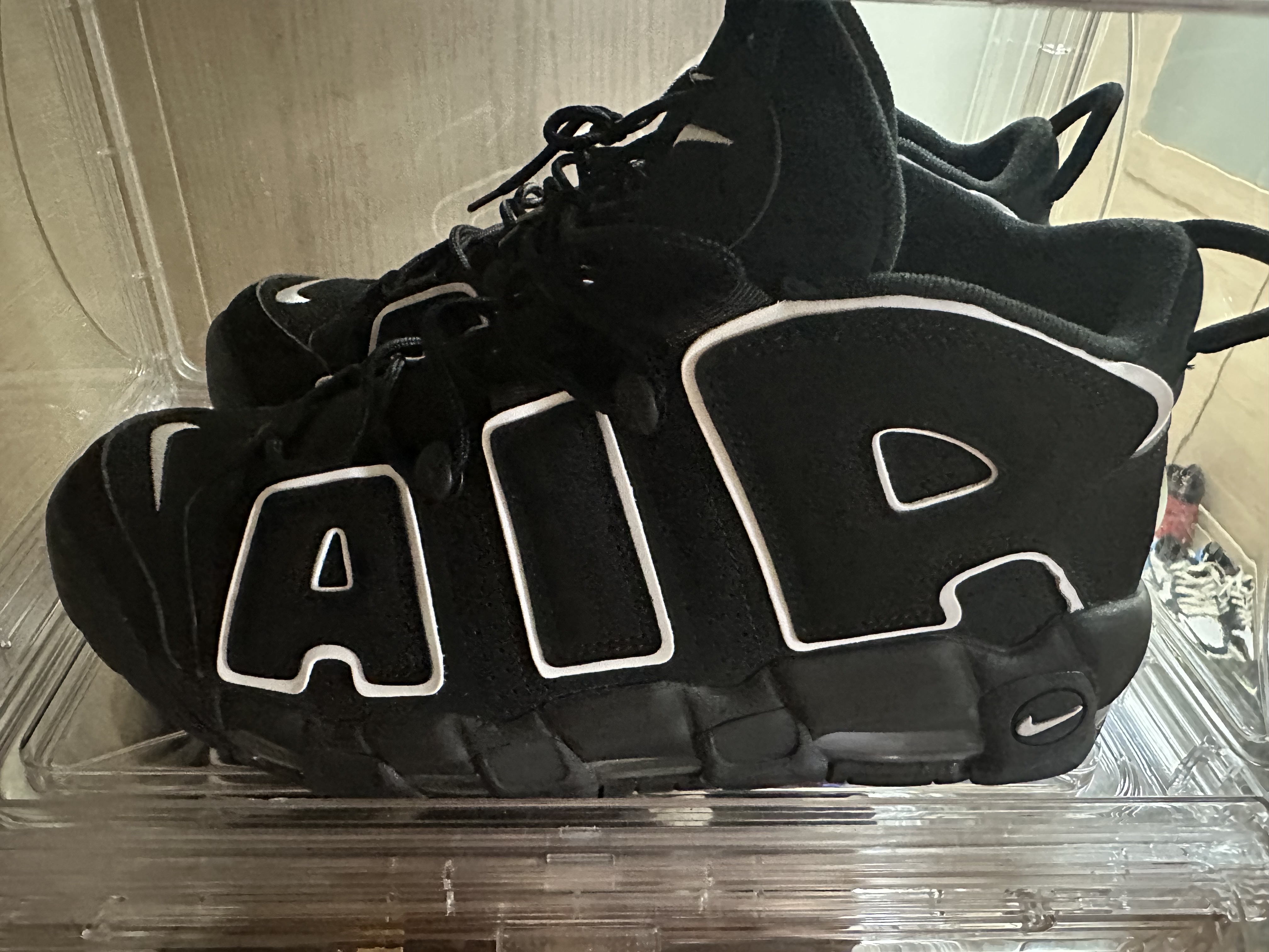 Nike Air More Uptempo Black White 2020 착용 스타일