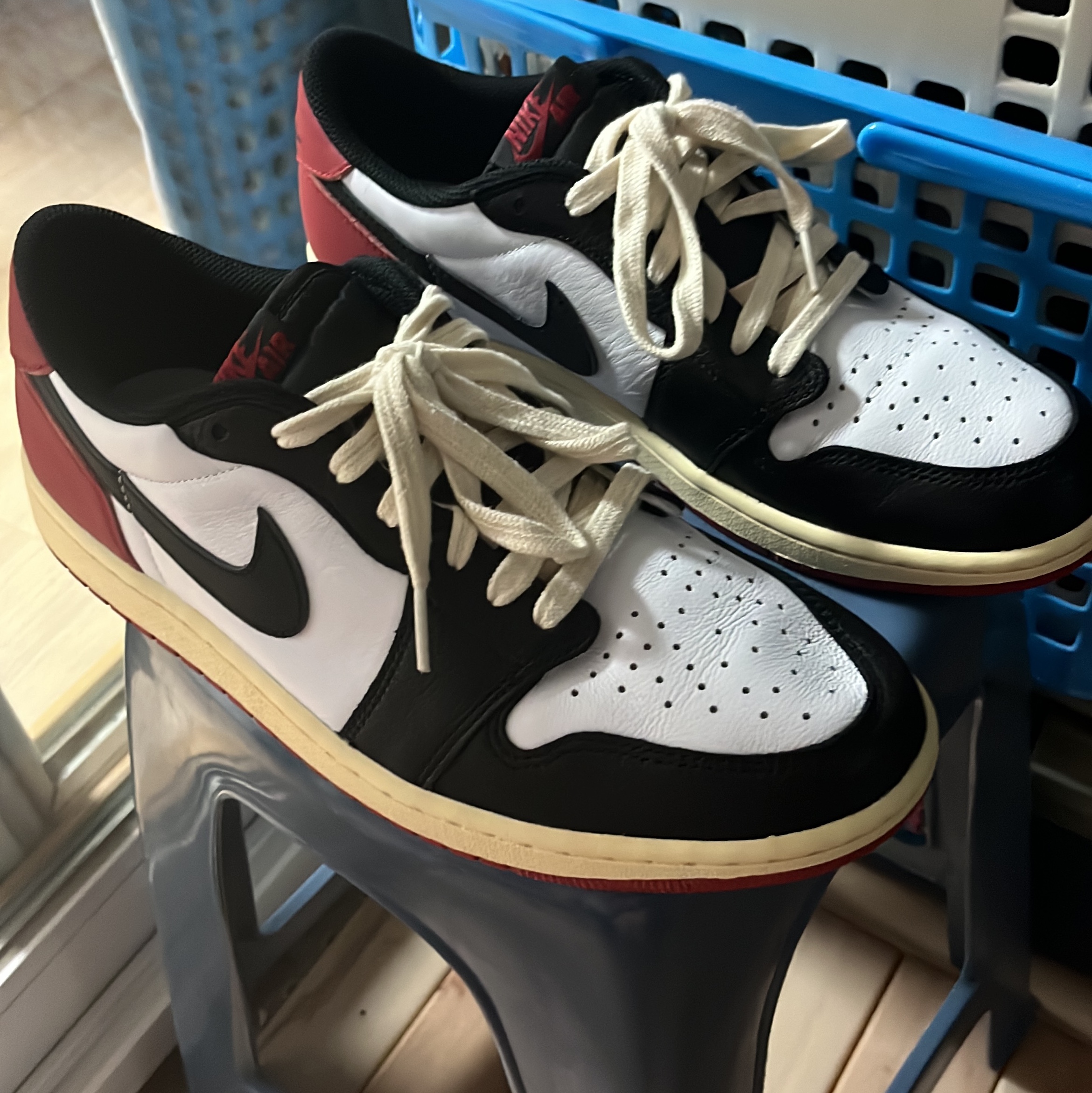Jordan 1 Retro Low OG Black Toe 착용 스타일