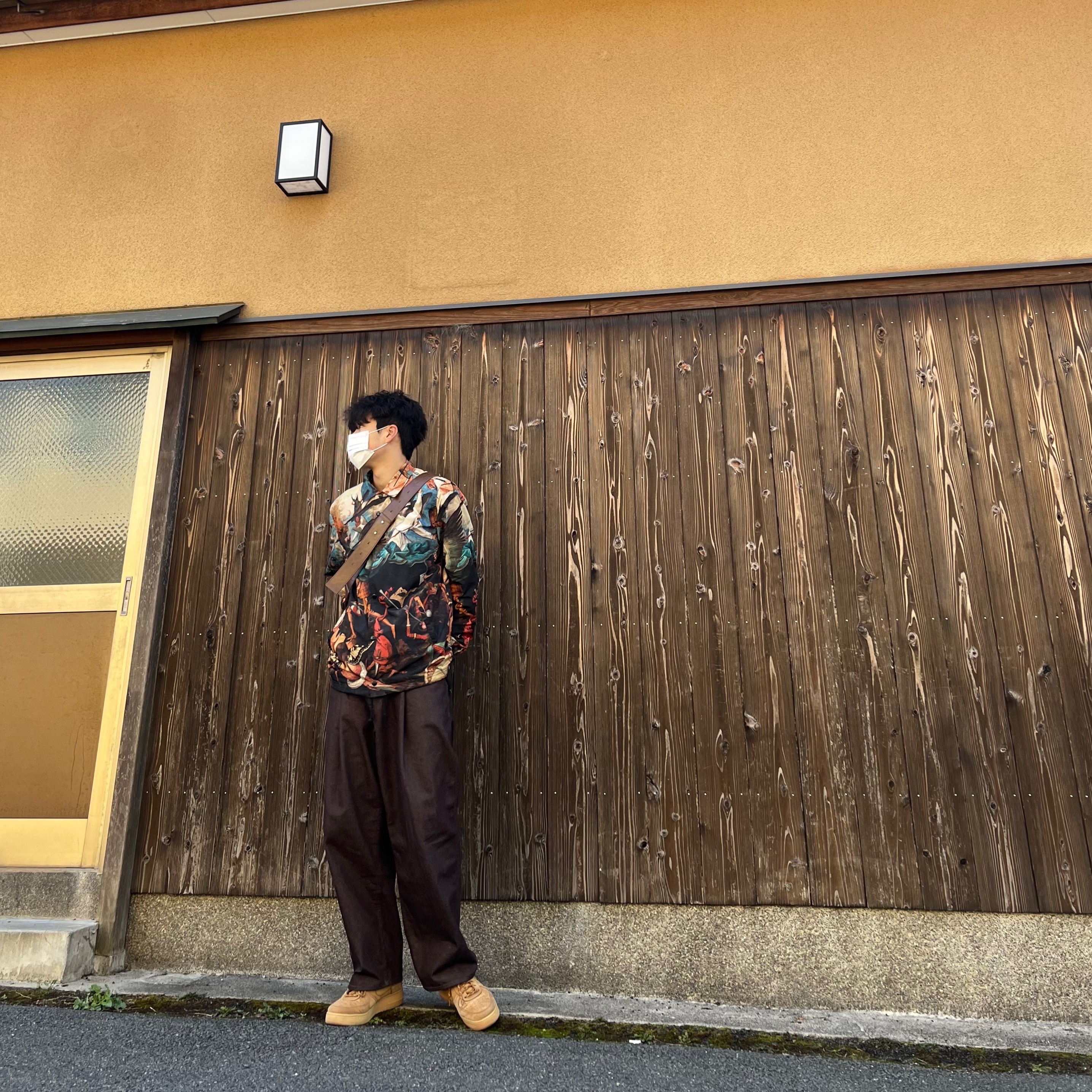 Supreme x Undercover Coaches Jacket - 16FW, Nike Air Force 1 '07 WB Flax 착용 스타일