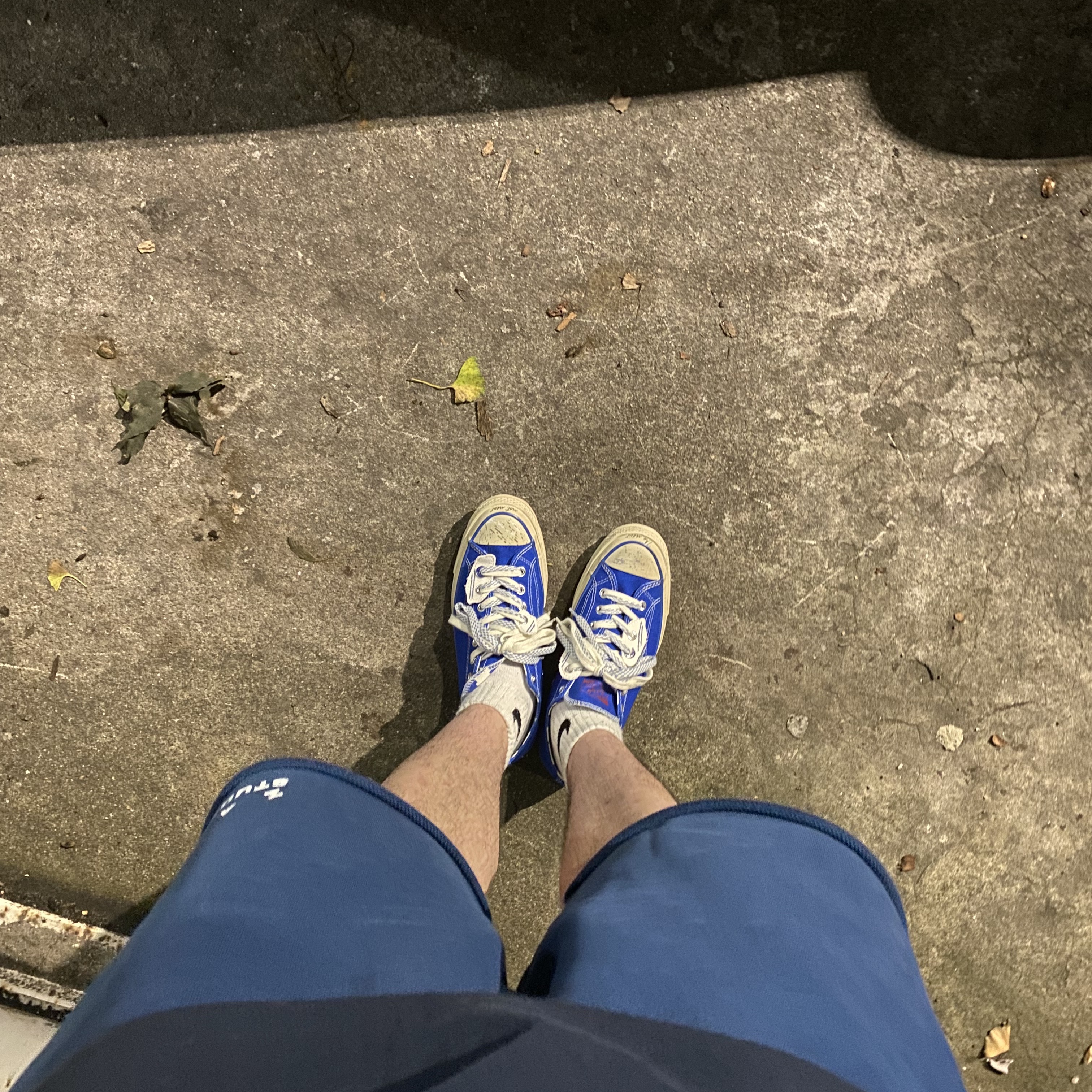 Gentle Monster x Maison Margiela MM004 Black Black, IAB Studio Heavy Sweatshorts Navy - 23FW 착용 스타일 - 5