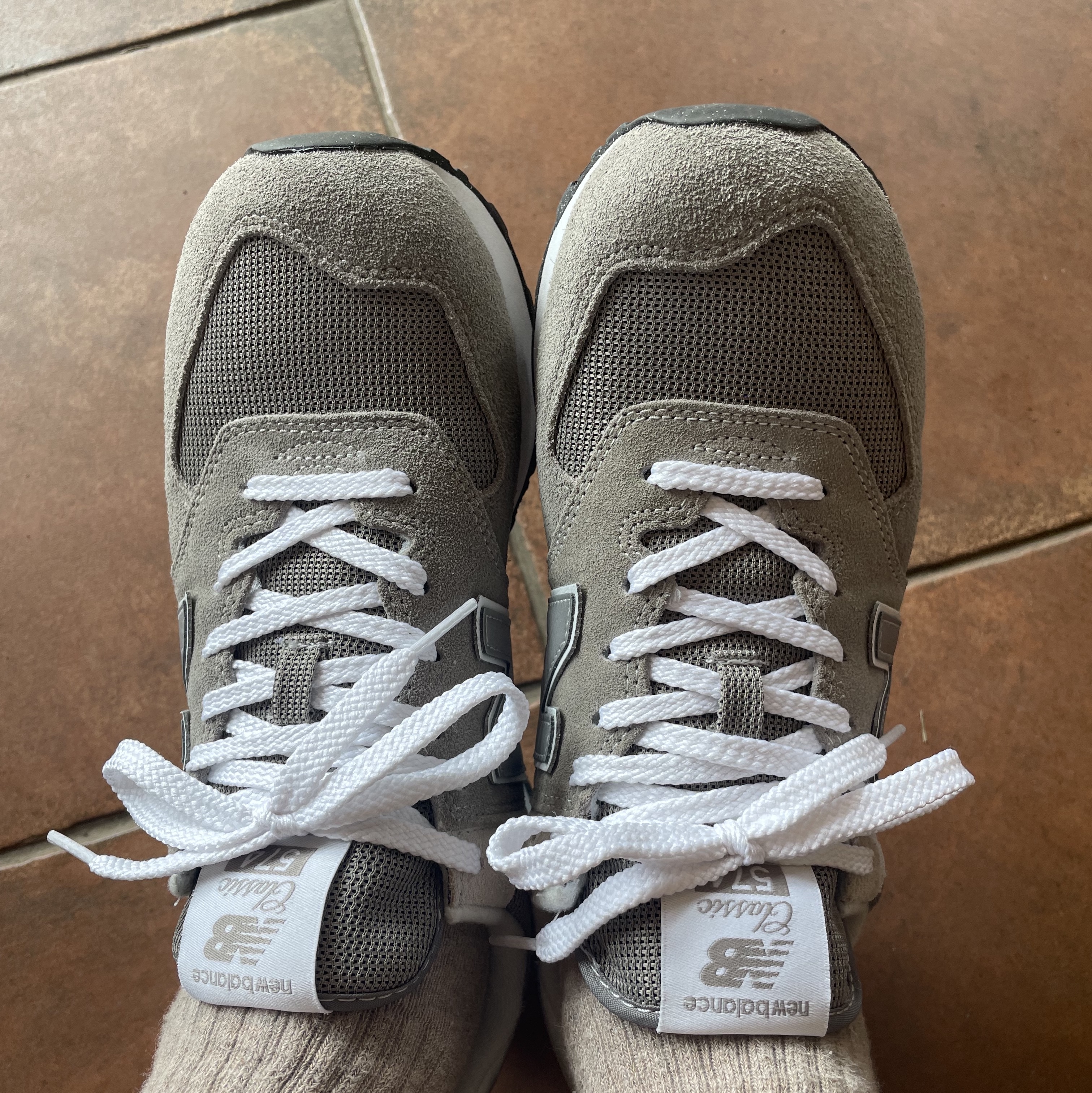 New Balance 574 Worn By Anyone Grey - D Standard 착용 스타일