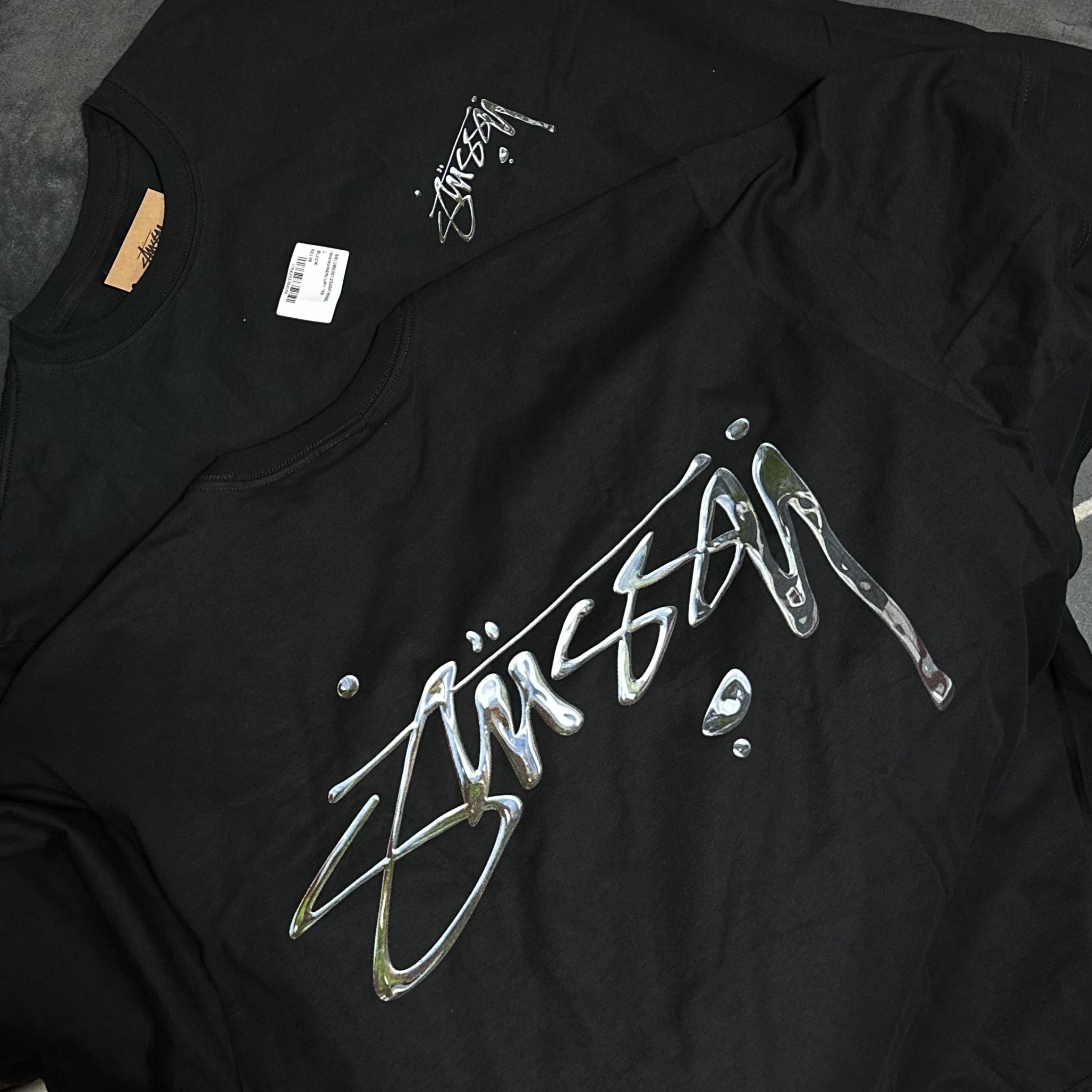 Stussy Mercury T-Shirt Black 착용 스타일