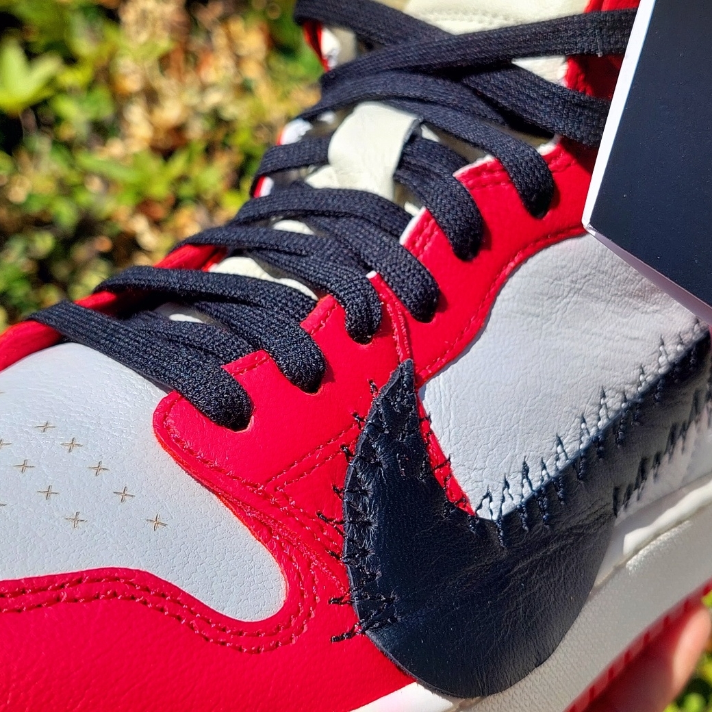 (W) Jordan 1 x Teyana Taylor Zoom CMFT 2 Gym Red 착용 스타일 - 3