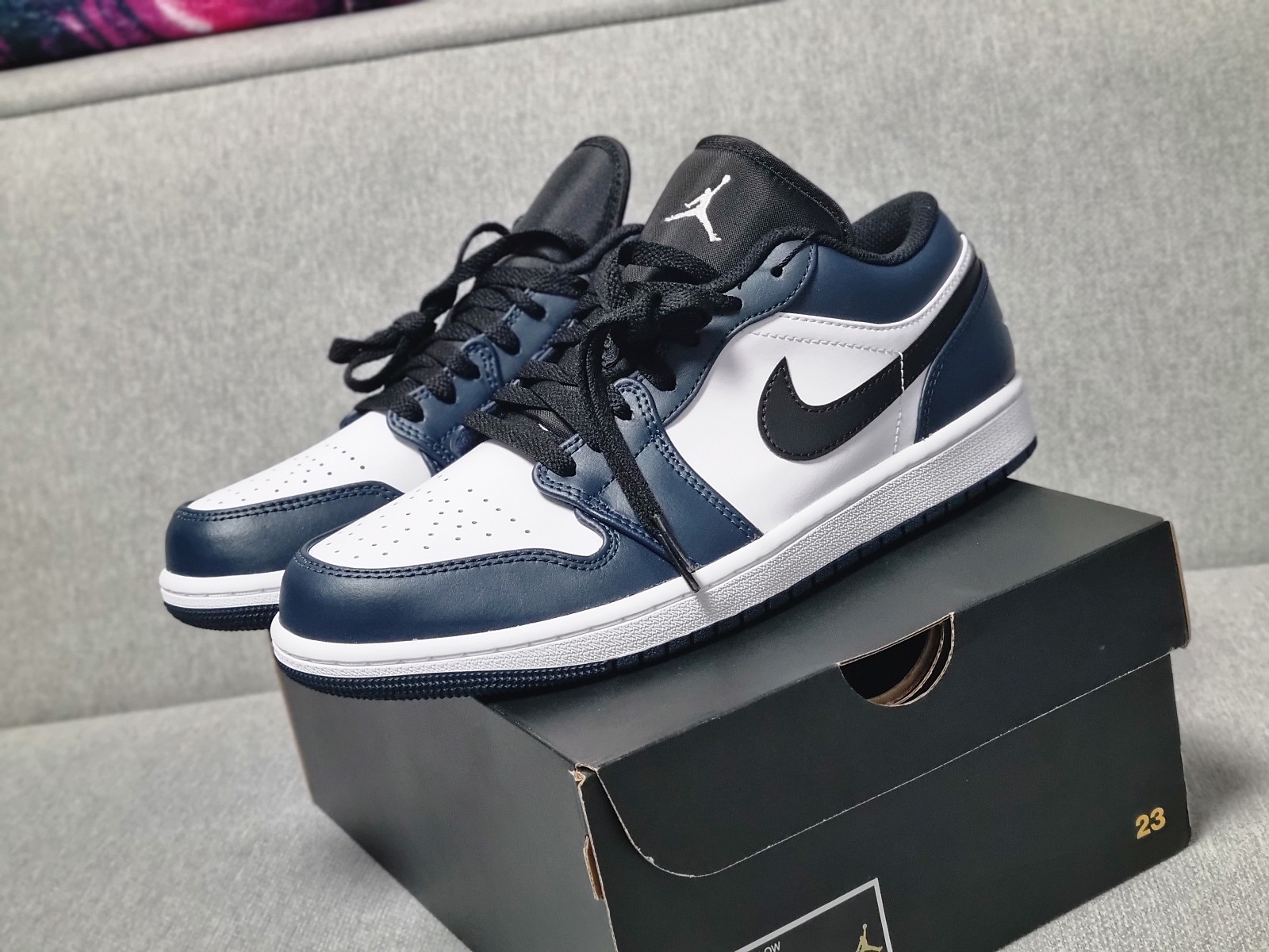 Jordan 1 Low Dark Teal 착용 스타일 - 1