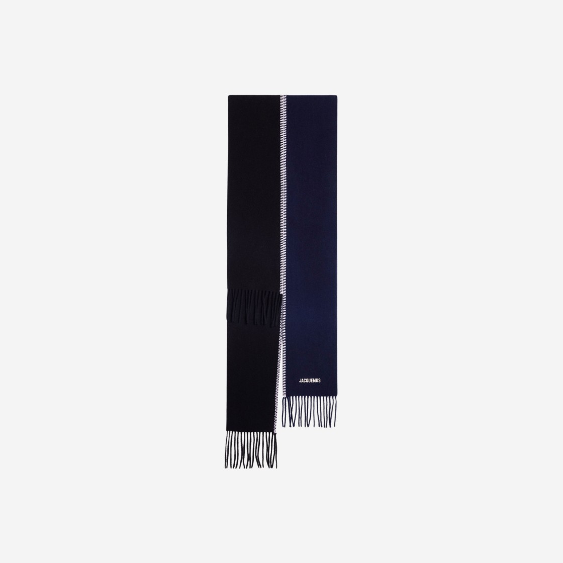 Jacquemus L'echarpe Pampero Double Scarf Black 상세 이미지 1