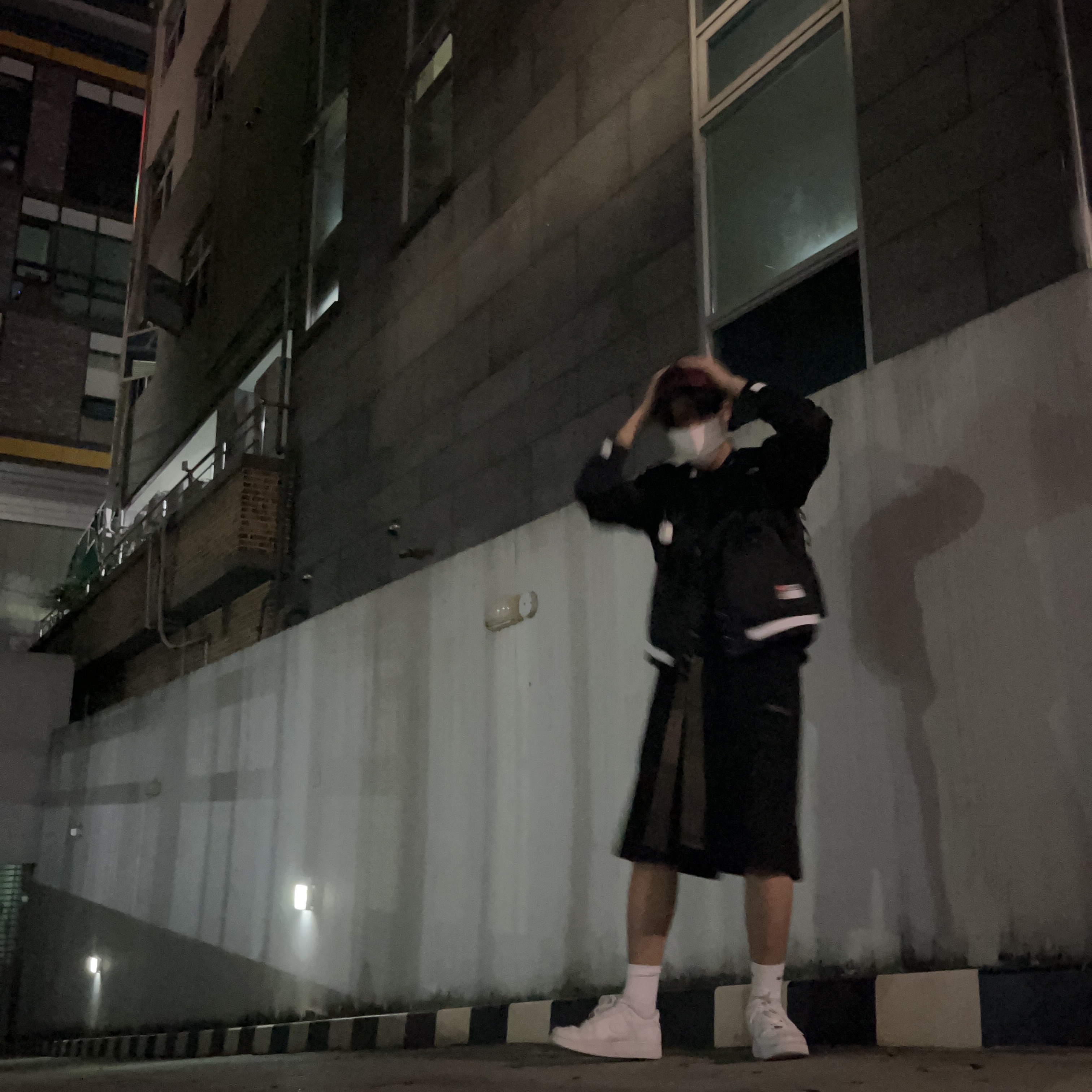 Nike NSW Authentics Varsity Jacket Black - Asia, Nike Air Force 1 '07 Low White 착용 스타일 - 4