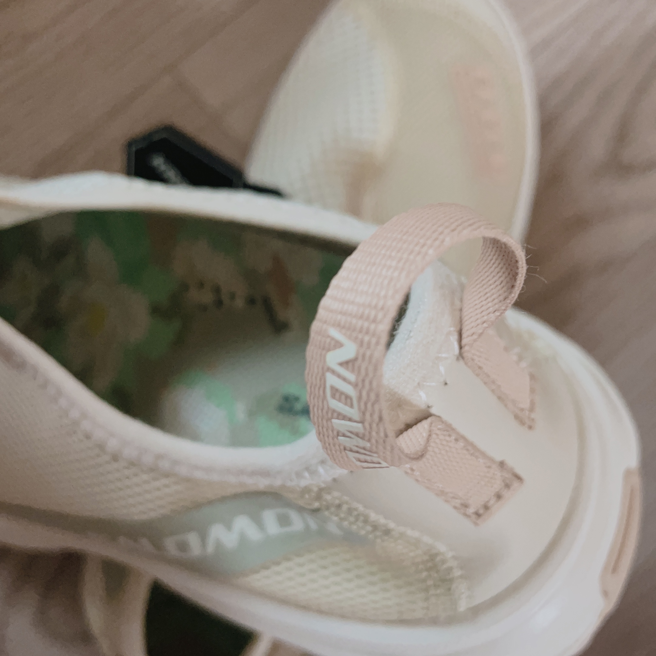 Salomon RX Moc Cottage Core Vanilla Ice Desert Sage 착용 스타일 - 4