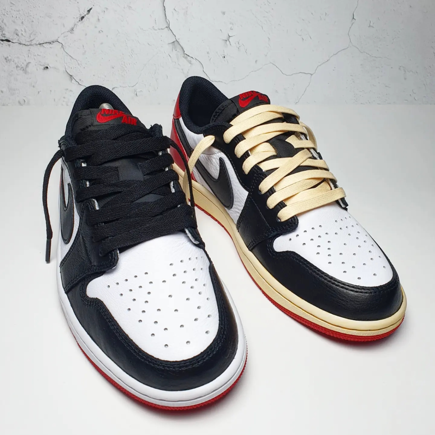 Jordan 1 Retro Low OG Black Toe 착용 스타일 - 1