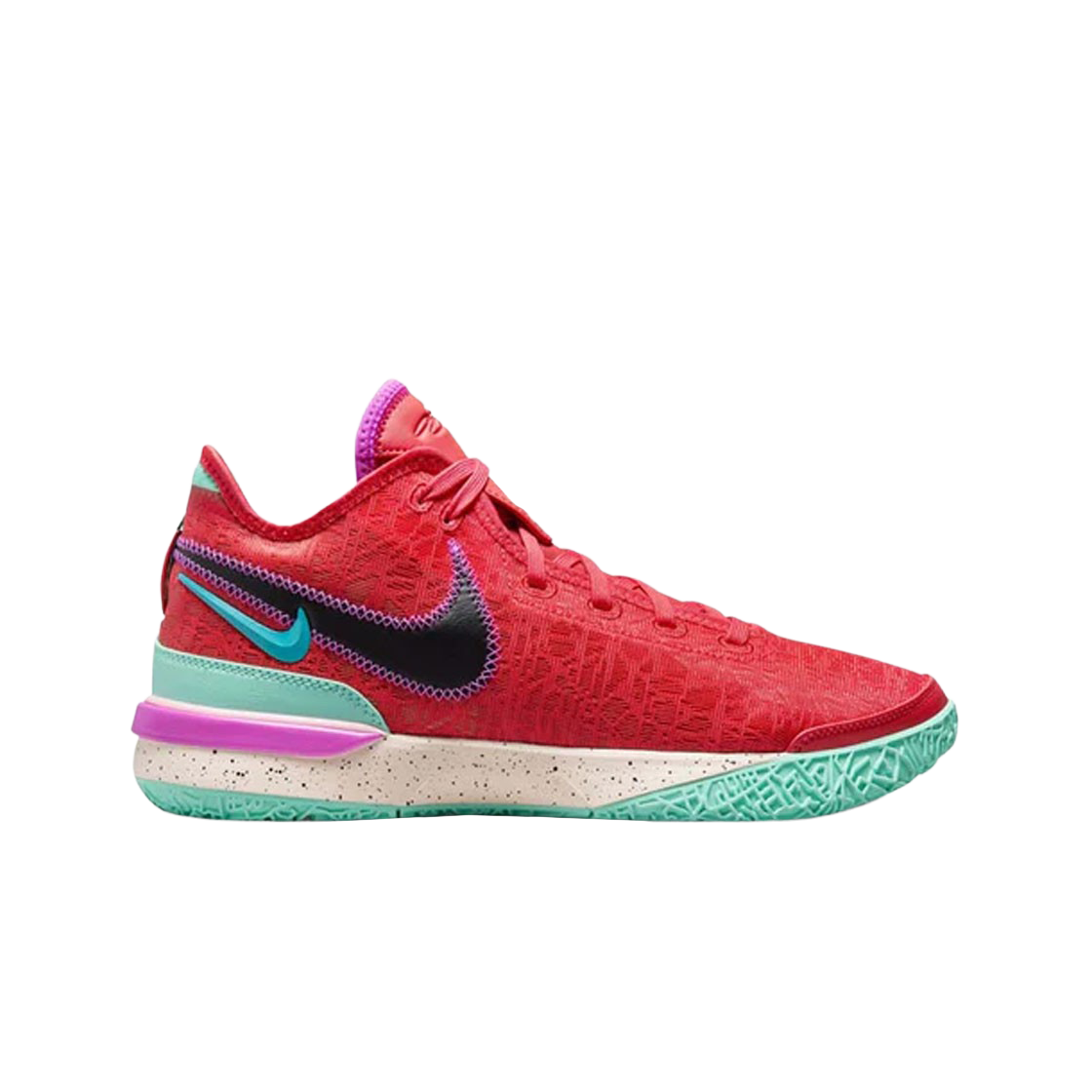 나이키 르브론 NXXT 젠 EP 트랙 레드 블랙(Nike LeBron NXXT Gen EP Track Red Black)