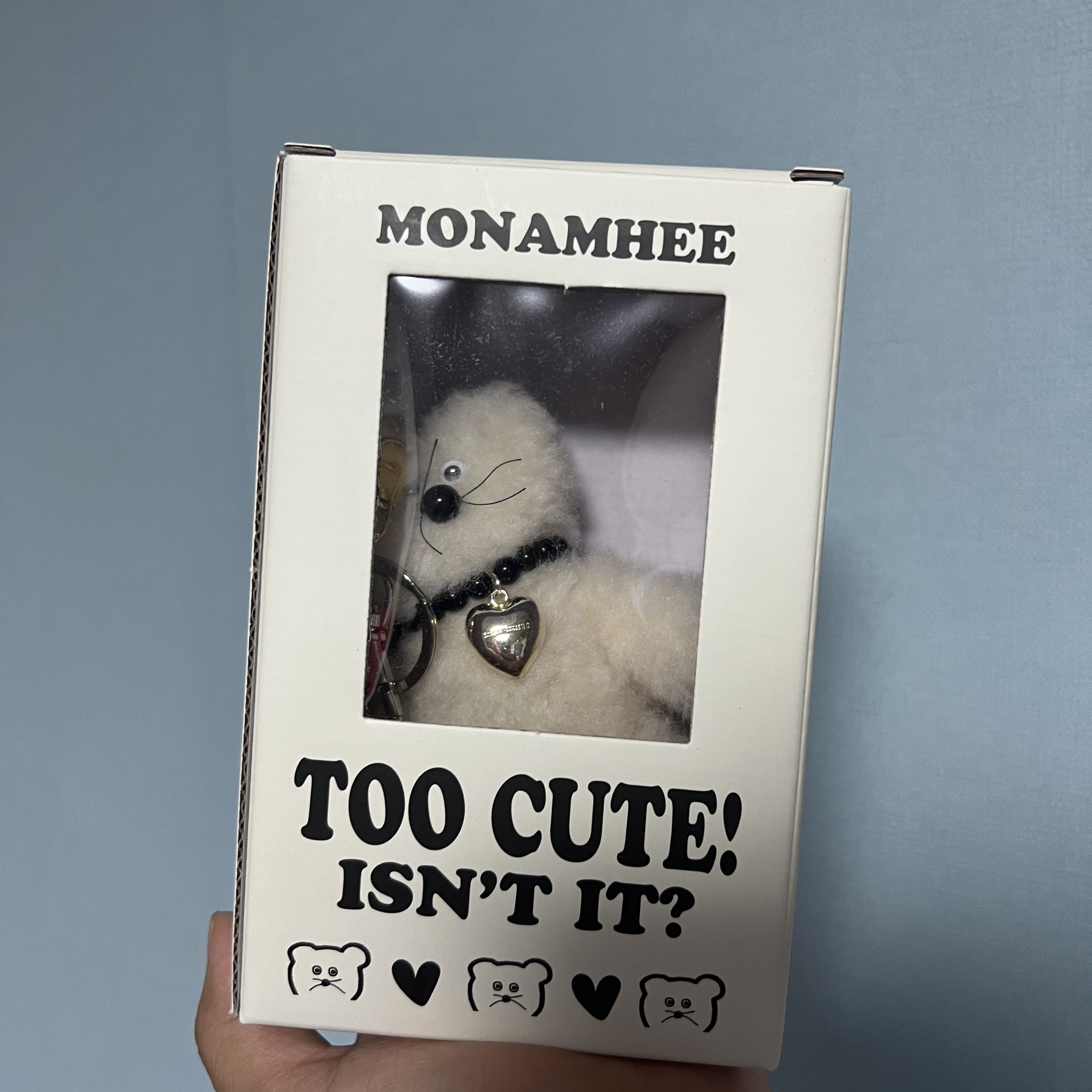 [KREAM 단독] Monamhee Creami Keyring Cream 착용 스타일