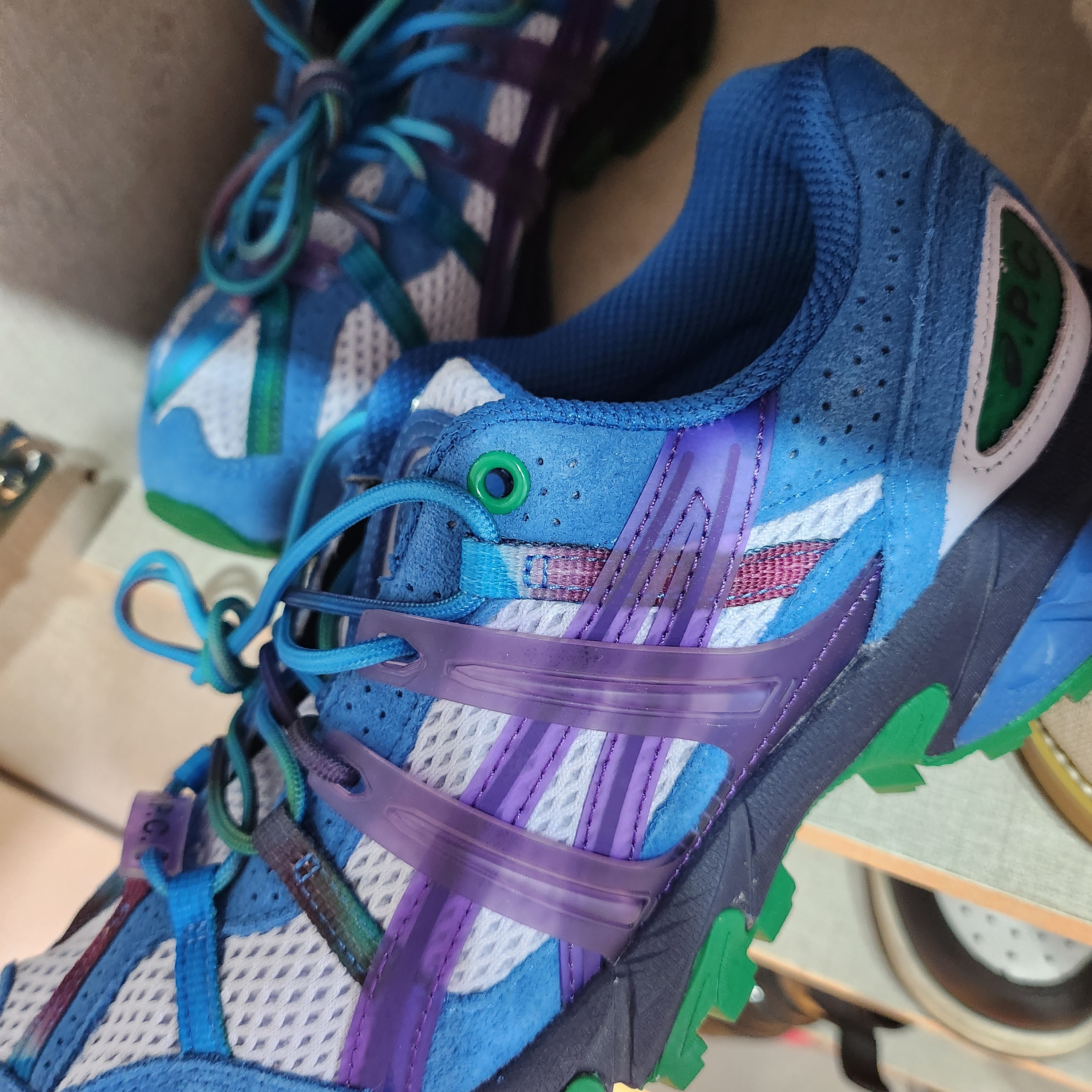 Asics x A.P.C. Gel-Sonoma 15-50 Blue 착용 스타일