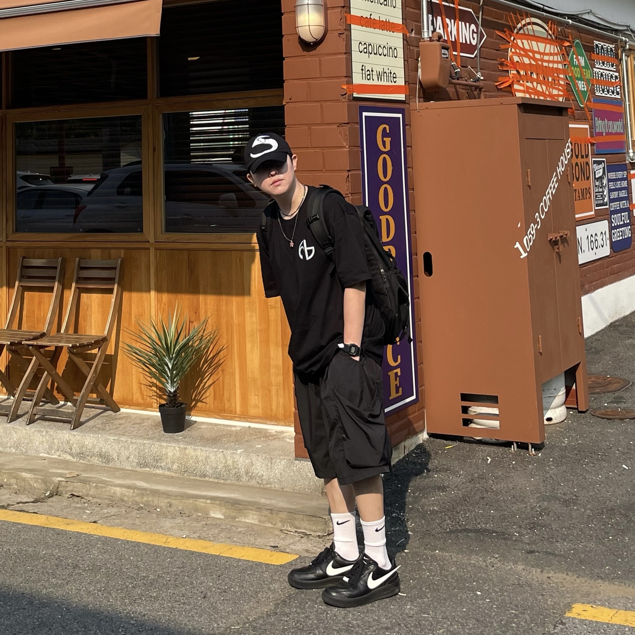 Nike x Ambush Air Force 1 Low SP Black 착용 스타일