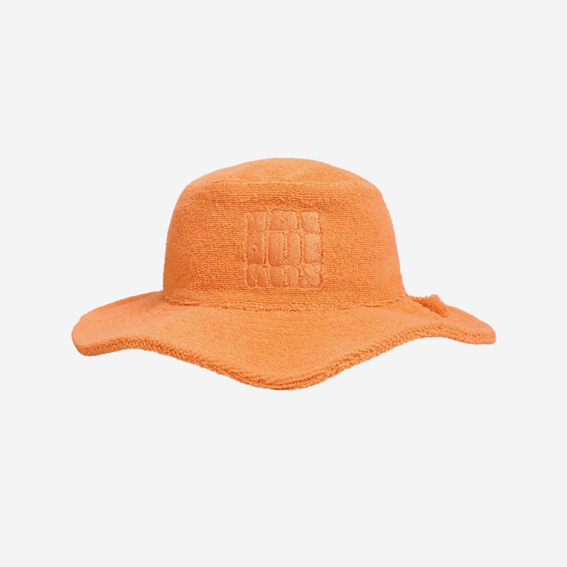 Jacquemus Le Bob Banho Terry Cloth Bucket Hat Light Orange 상세 이미지 1