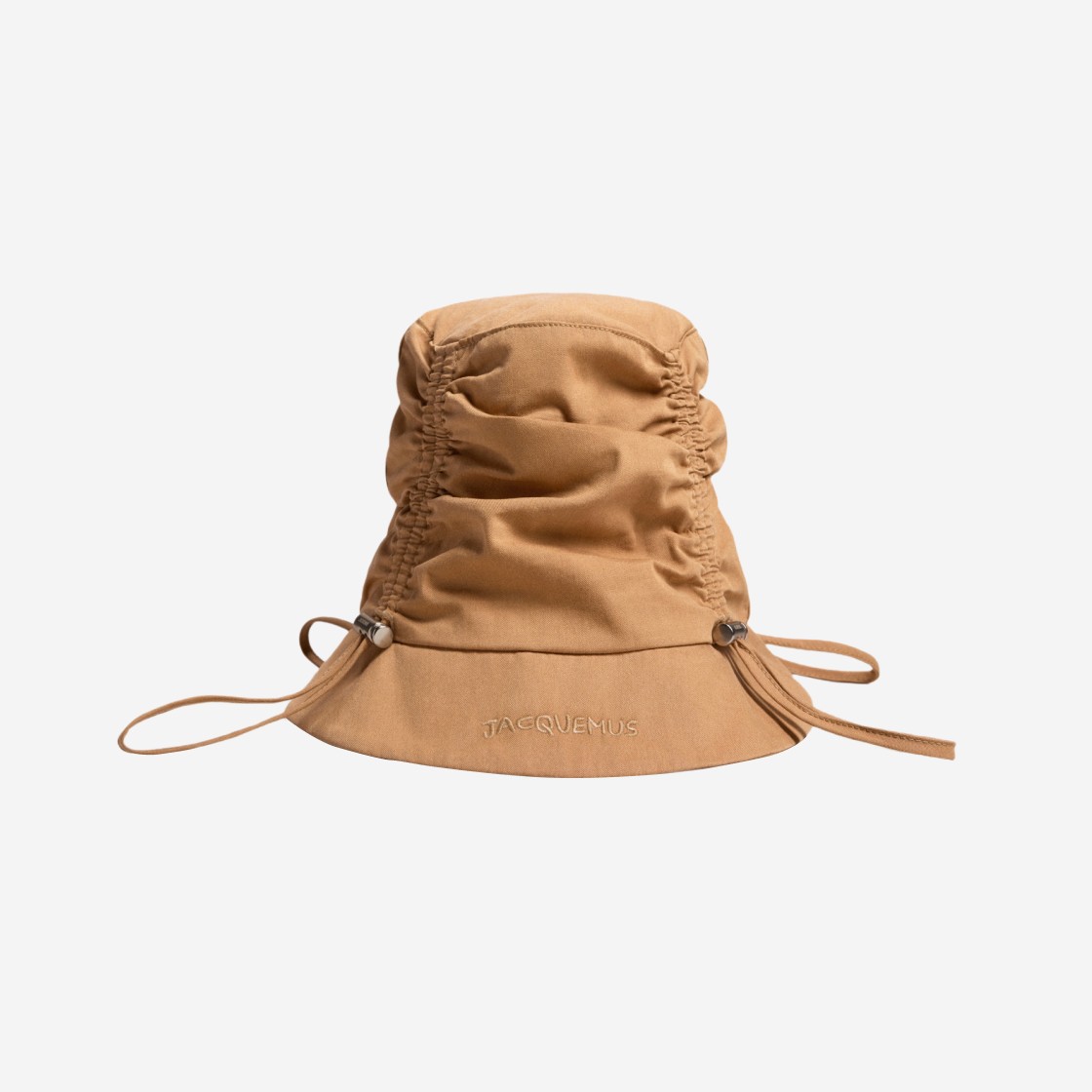 Jacquemus Le Bob Lacos Drawstring Bucket Hat Beige 상세 이미지 1