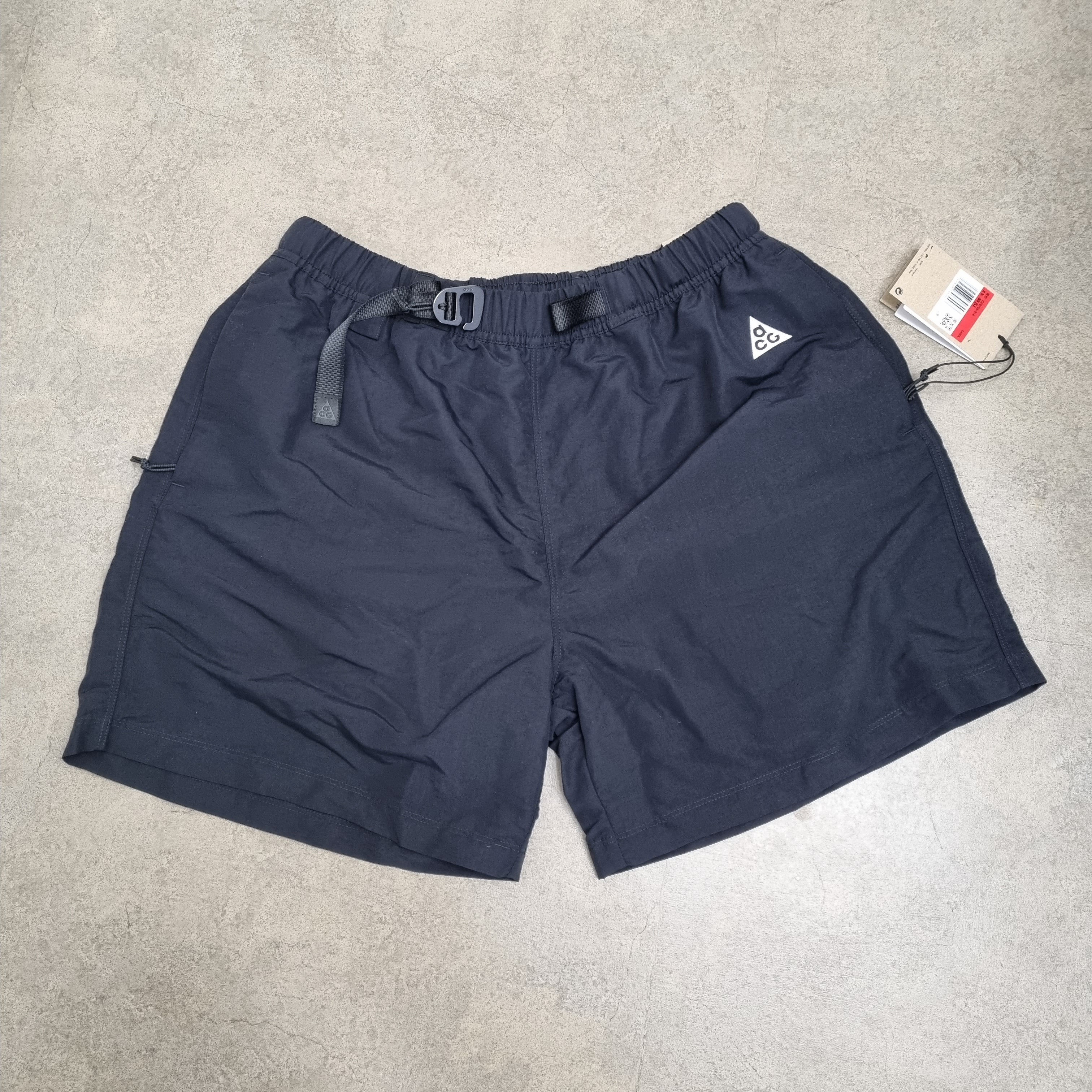 Nike NRG ACG Trail Shorts Black Dark Smoke Grey - Asia 착용 스타일