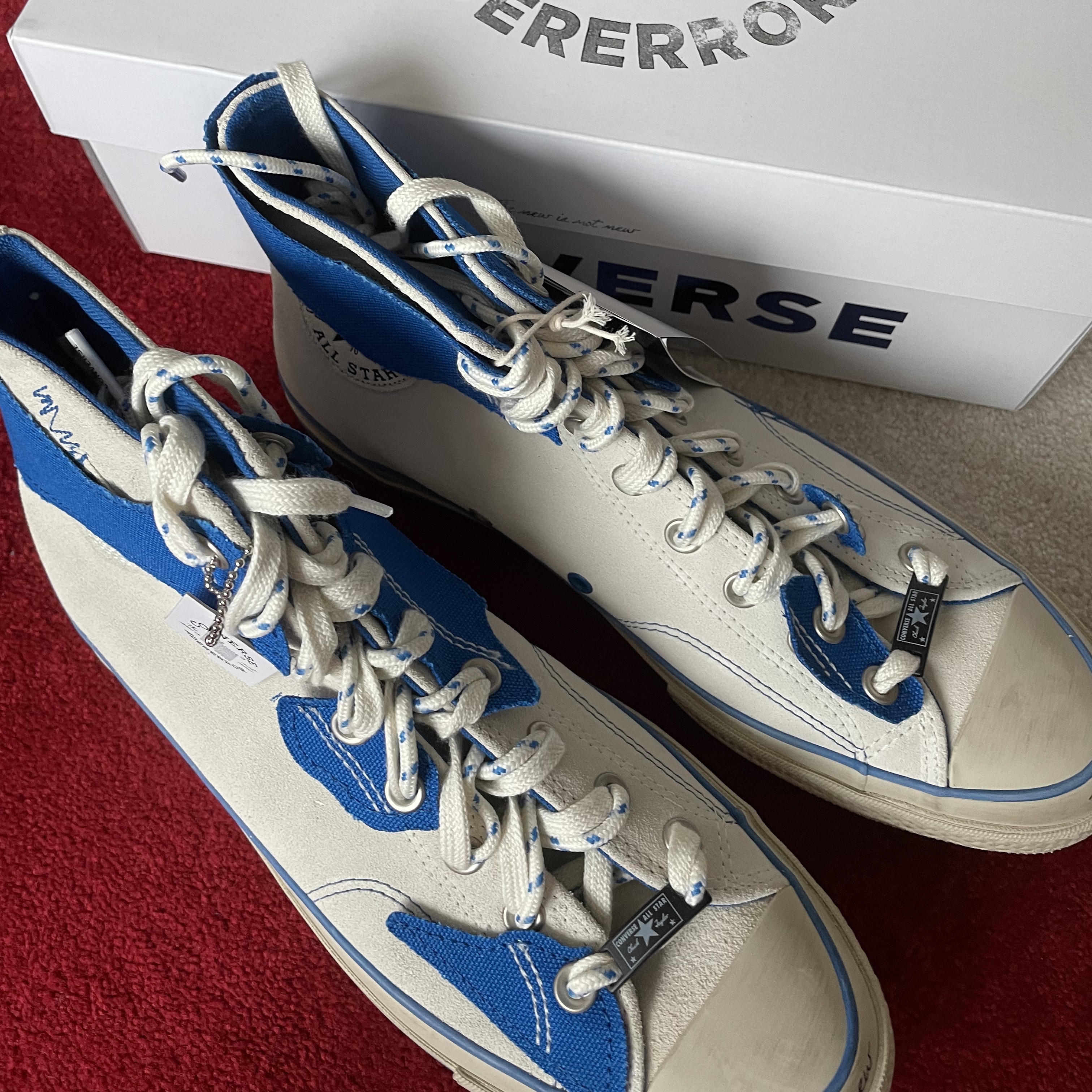Converse x Ader Error Chuck 70 High White 착용 스타일