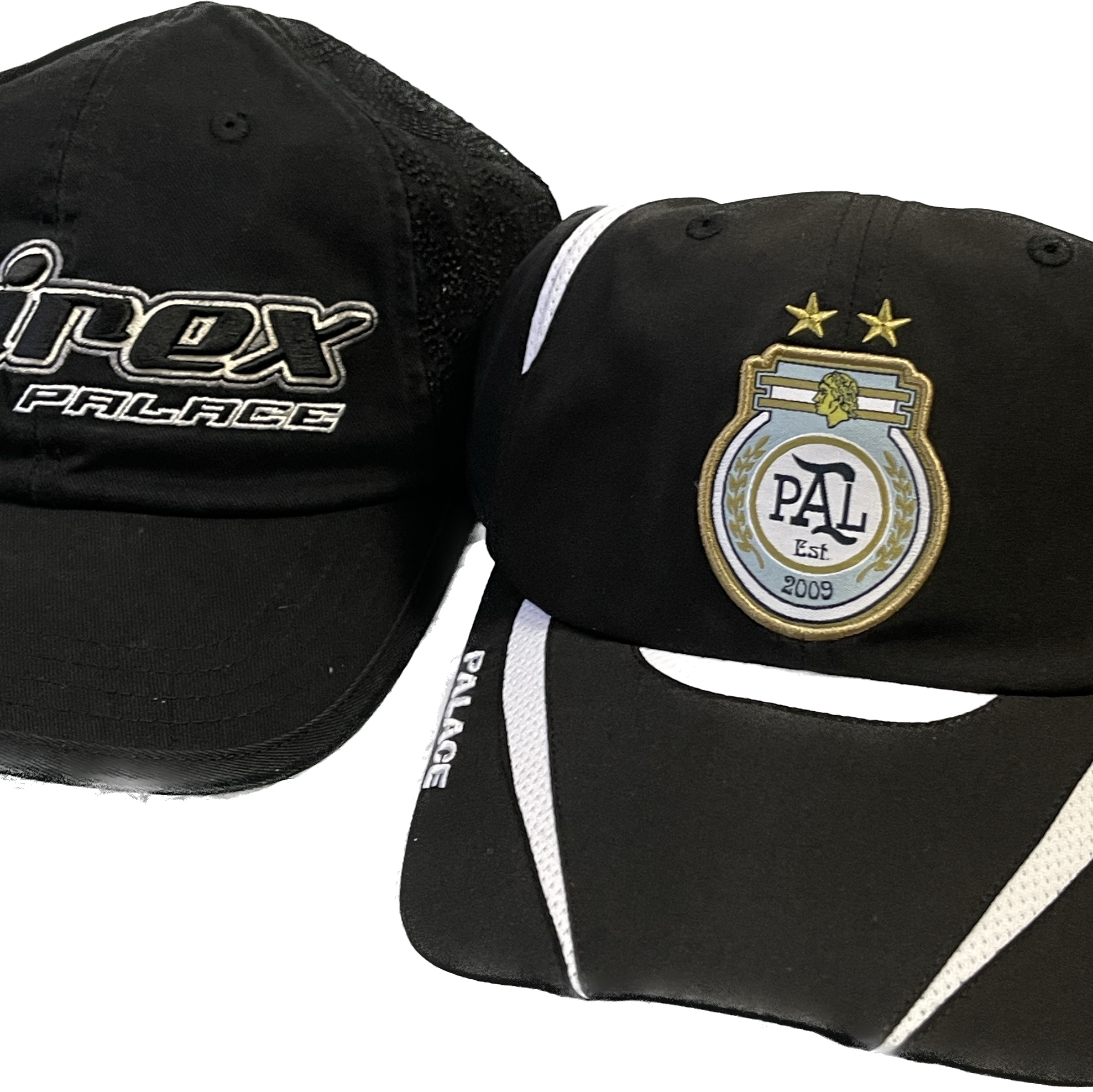 Palace Avirex 6-Panel Black - 23FW 착용 스타일 - 1