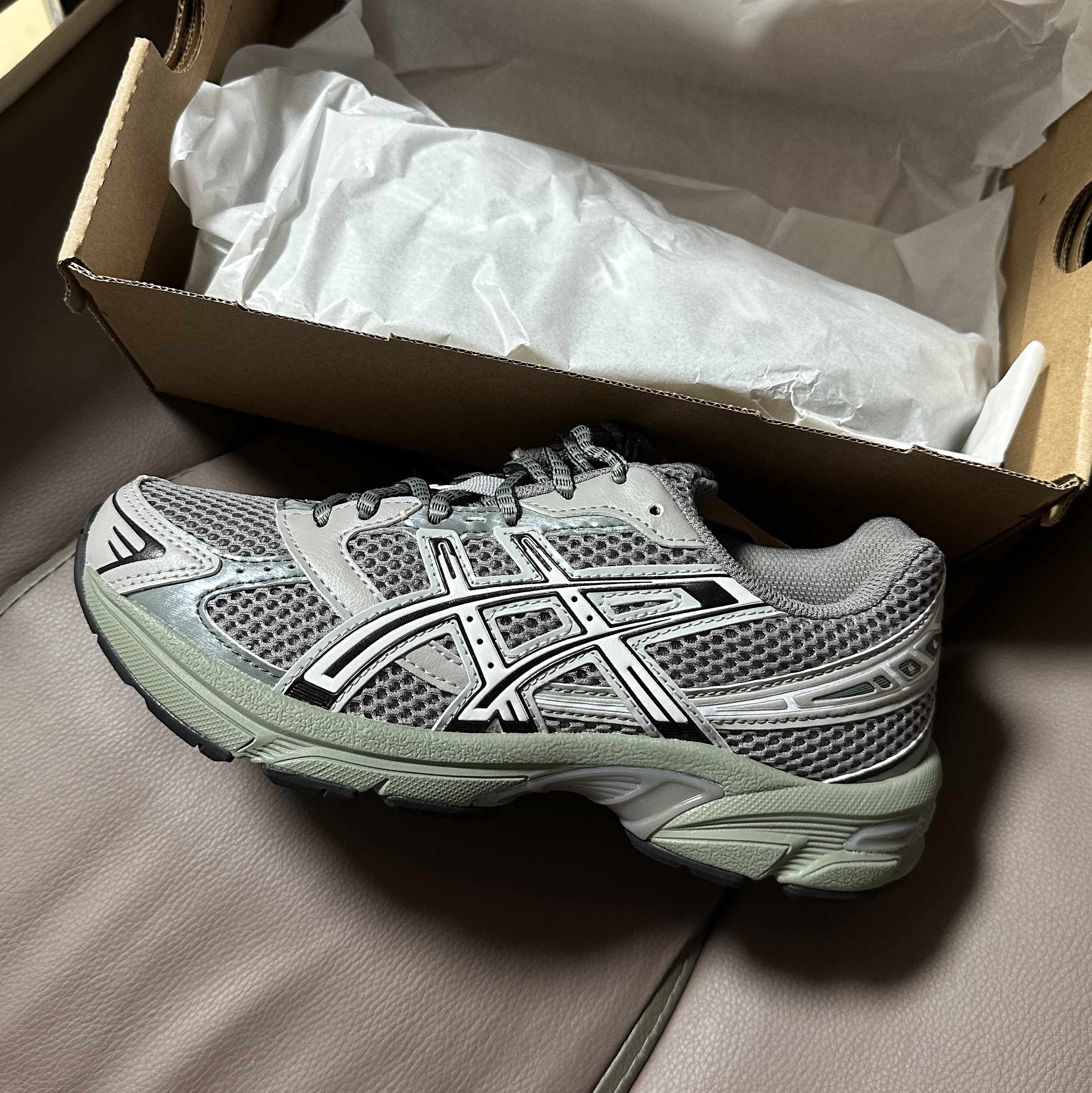 Asics Gel-1130 Wild Dove White - Folder Exclusive 착용 스타일 - 2