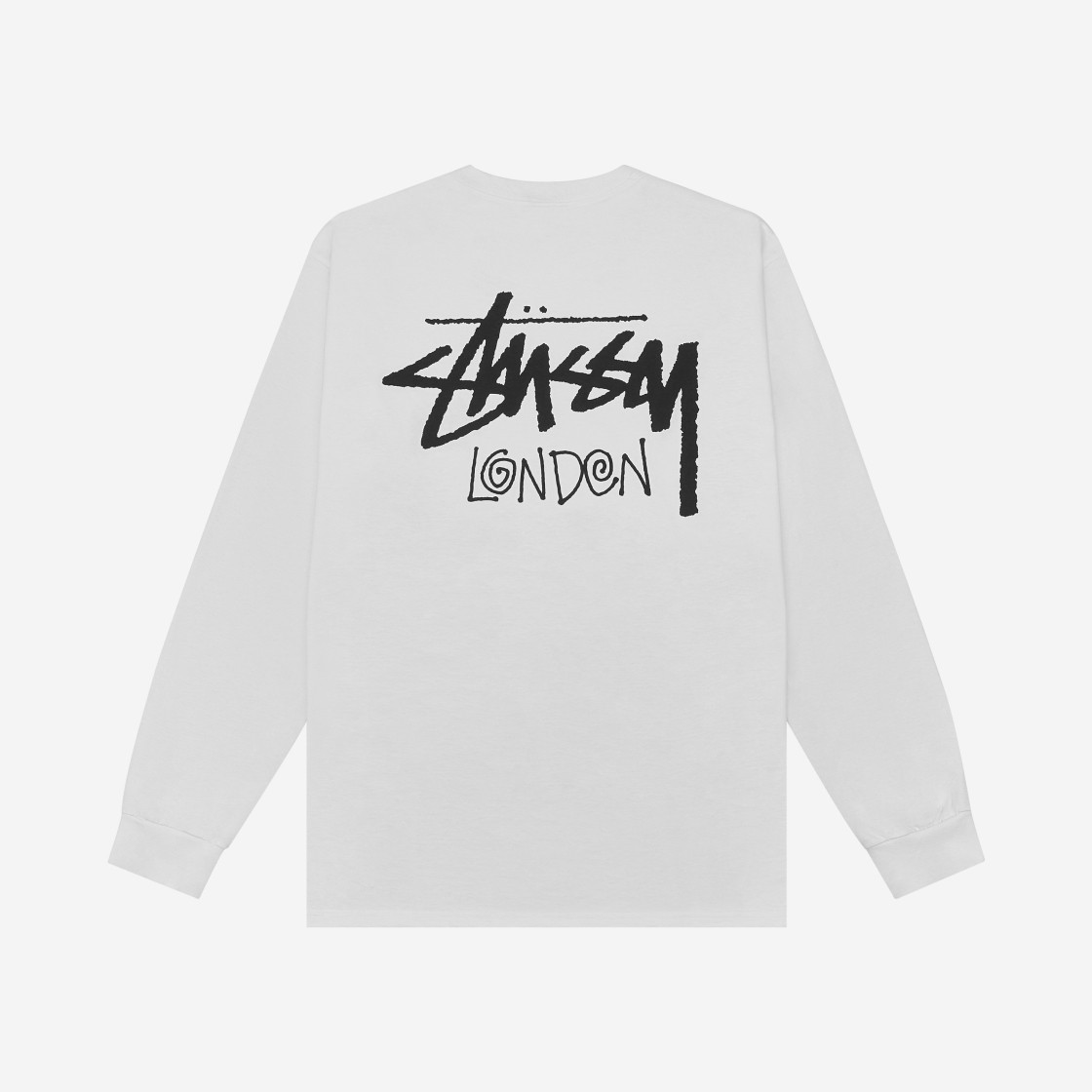 Stussy Stock London LS T-Shirt White 상세 이미지 1