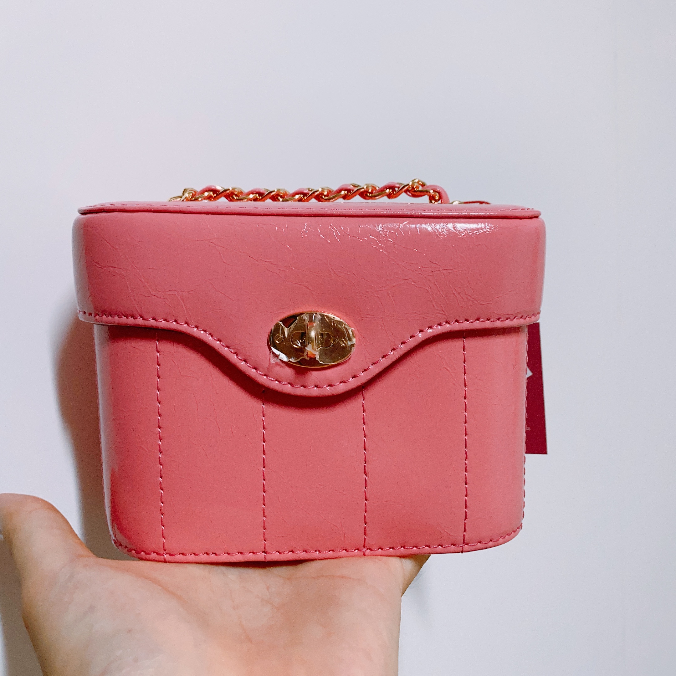 Cardinal Red Andy Bag Pink 착용 스타일